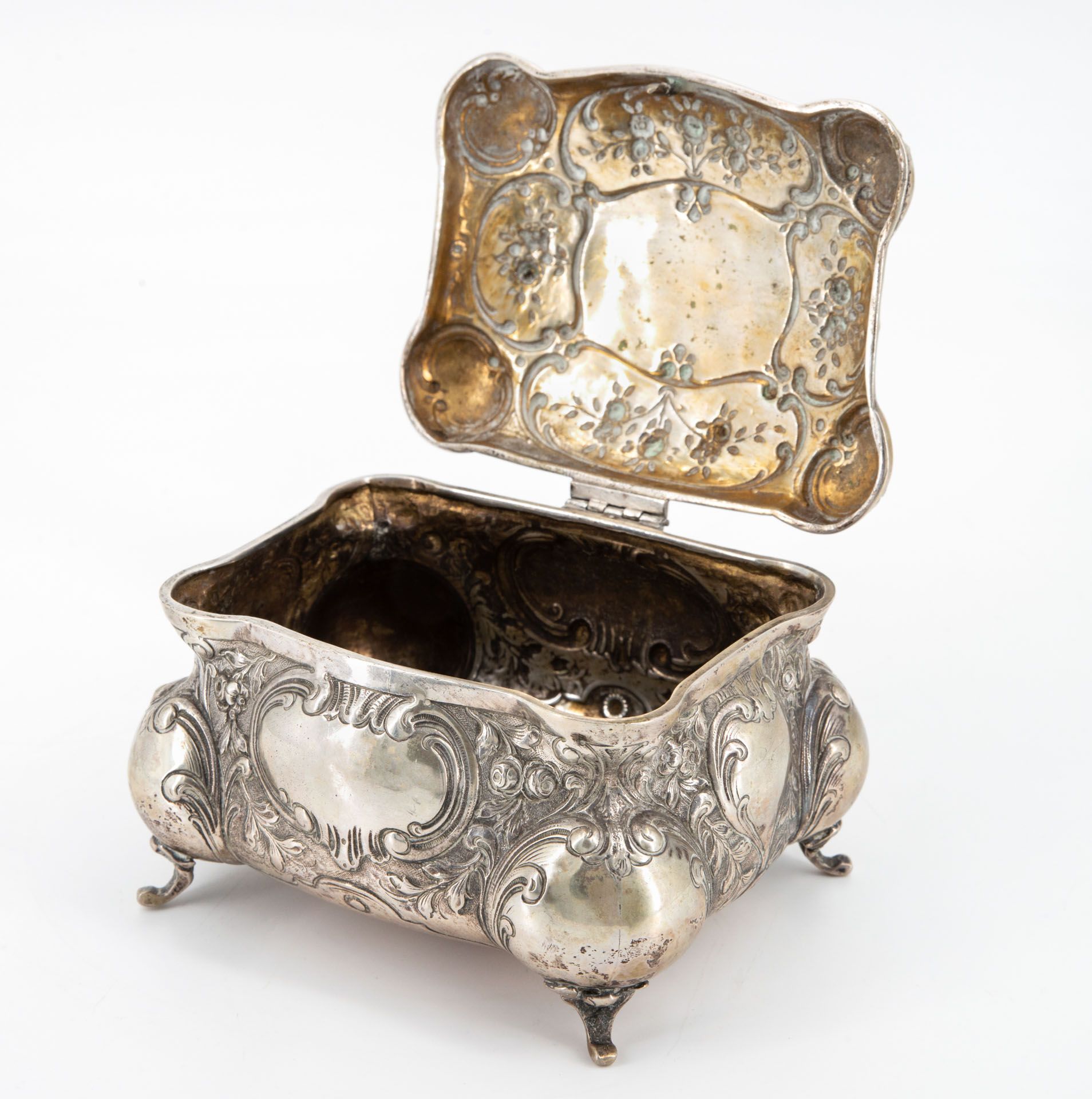 A Silver and Parcel Gilt Etrog Box, Germany, Late 19th Century - Bild 4 aus 5