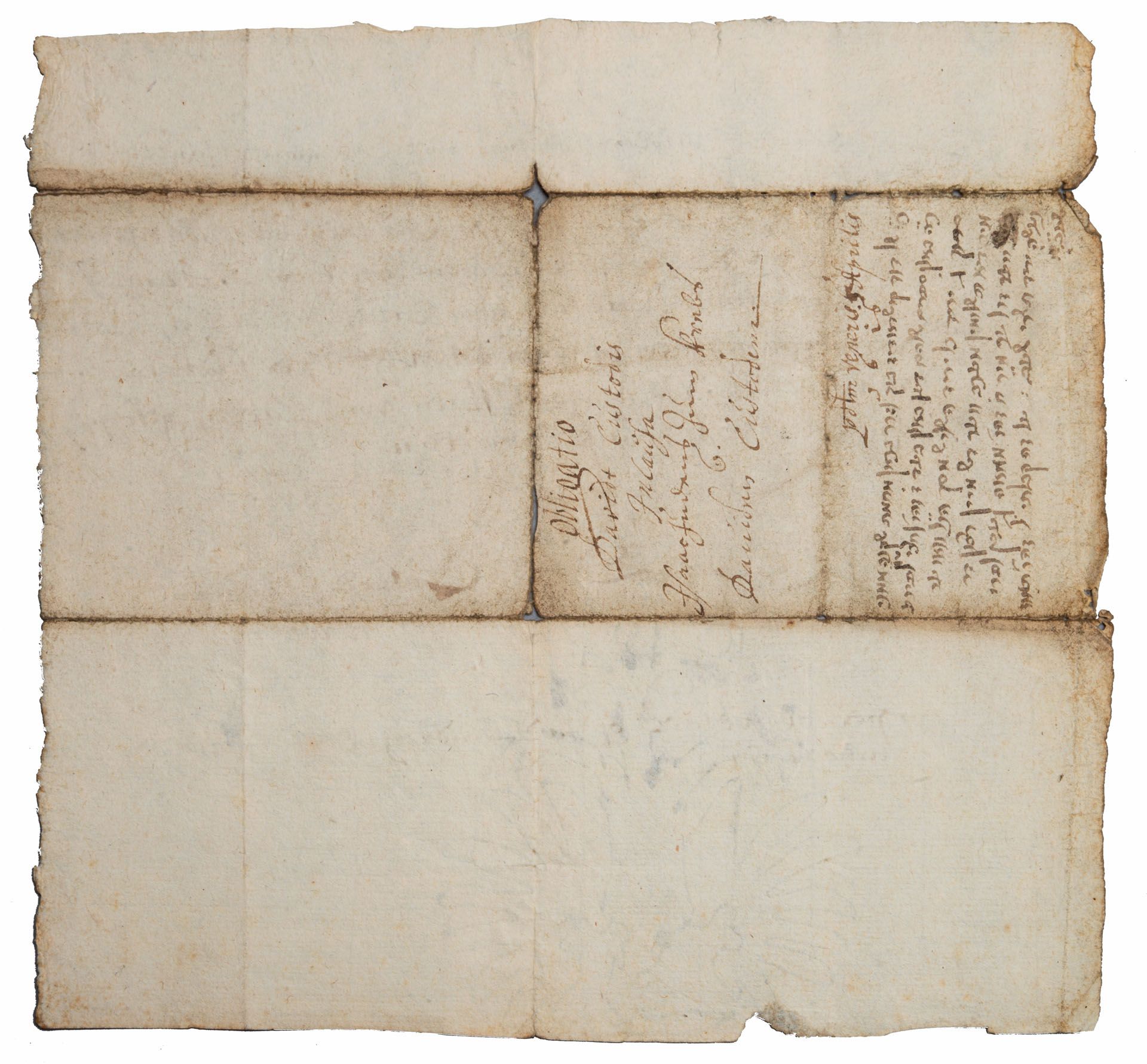 A Rare Jewish Document, Prob. The Netherlands, 1611/2 - Bild 2 aus 2