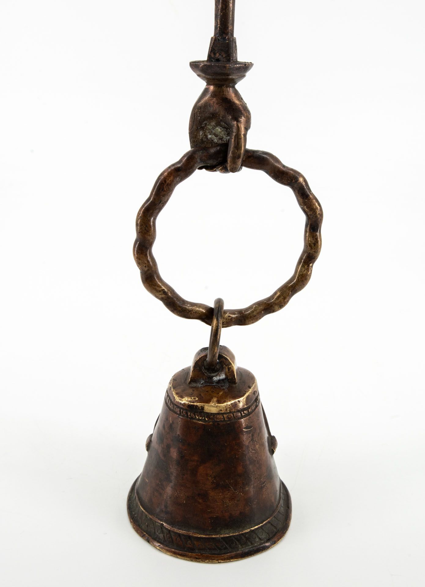 A Rare Renaissance Bronze Hand Bell, Germany, 1563 - Image 3 of 4