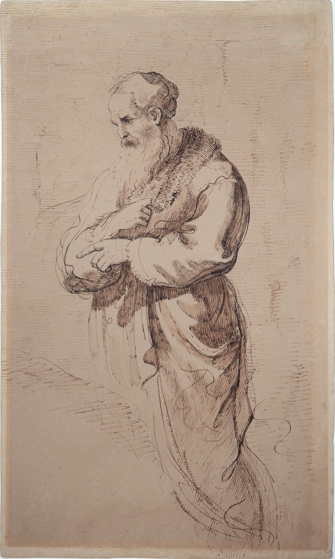 Giovanni Francesco Barbieri Called Il Guercino (1591-1666), An Old Man