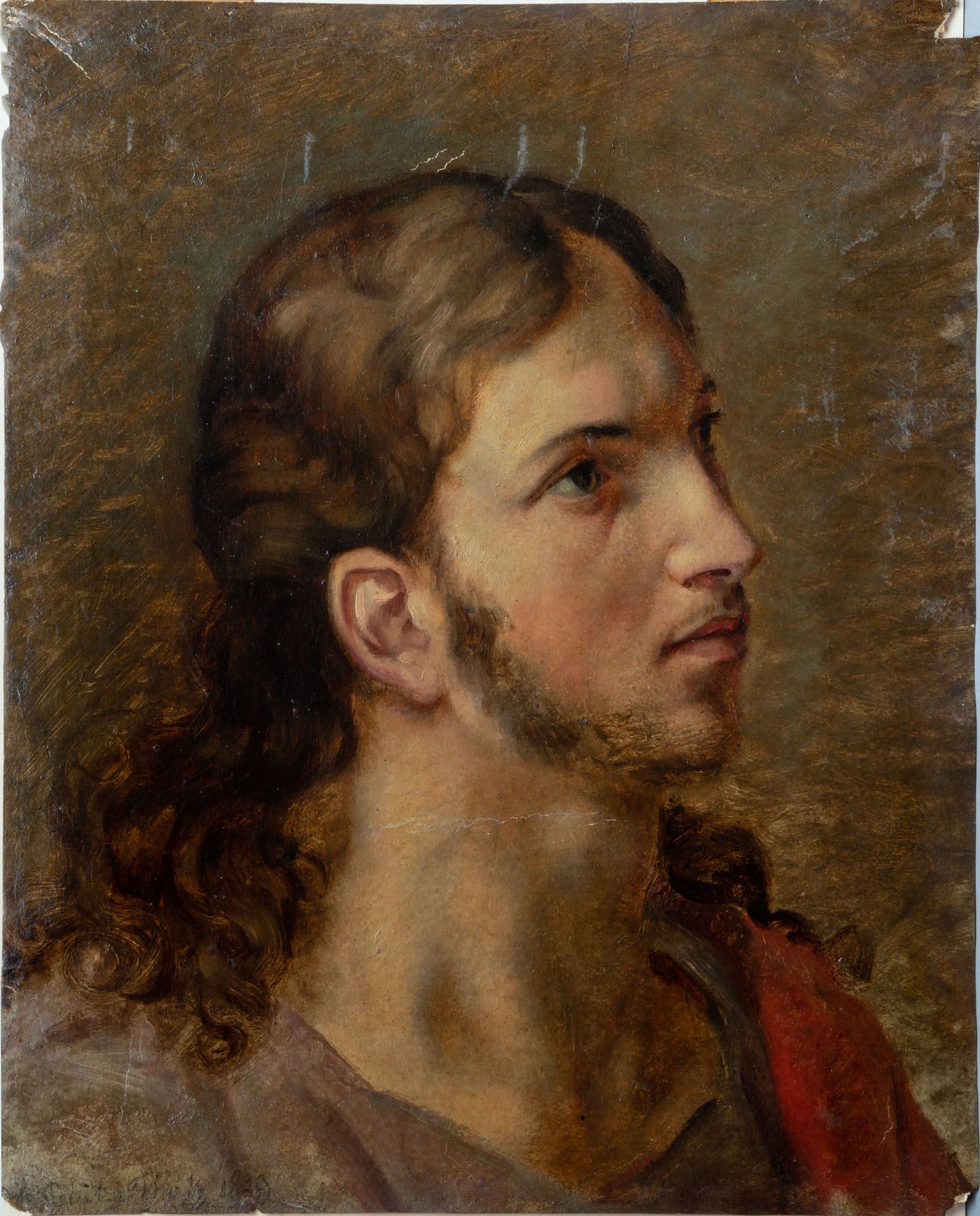 Unidentified Artist, Portrait of Young Man (Jesus?)