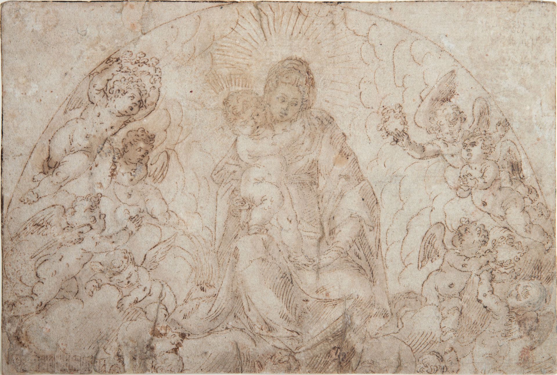 Attrib. Fra Bartolomeo (1472-1517), Madonna and Child