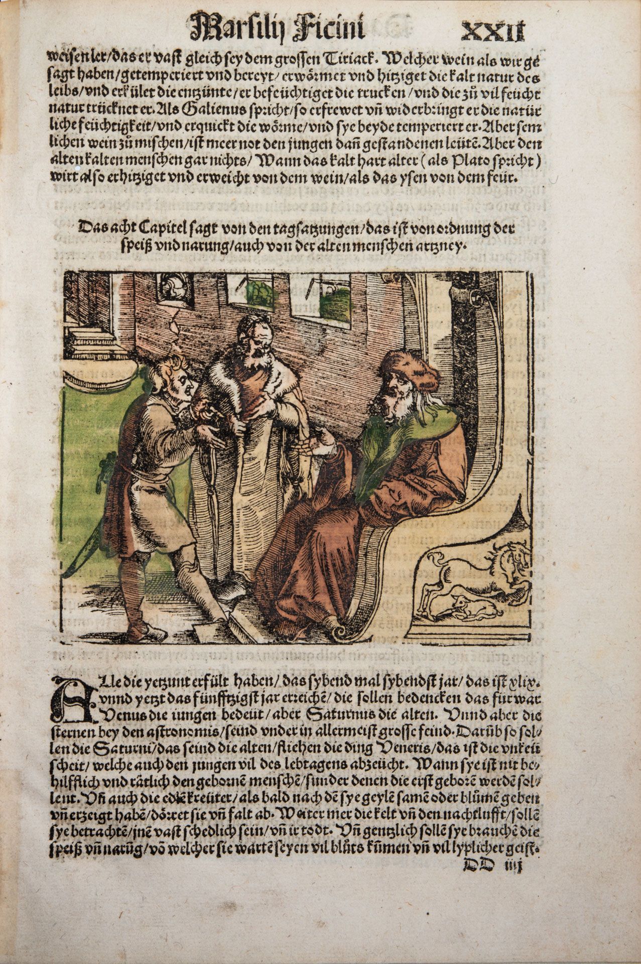 Das buch des lebens by Marsilio FICINO Translated to German by Johannes Adelphus .Johan Grüninger pu - Bild 5 aus 7