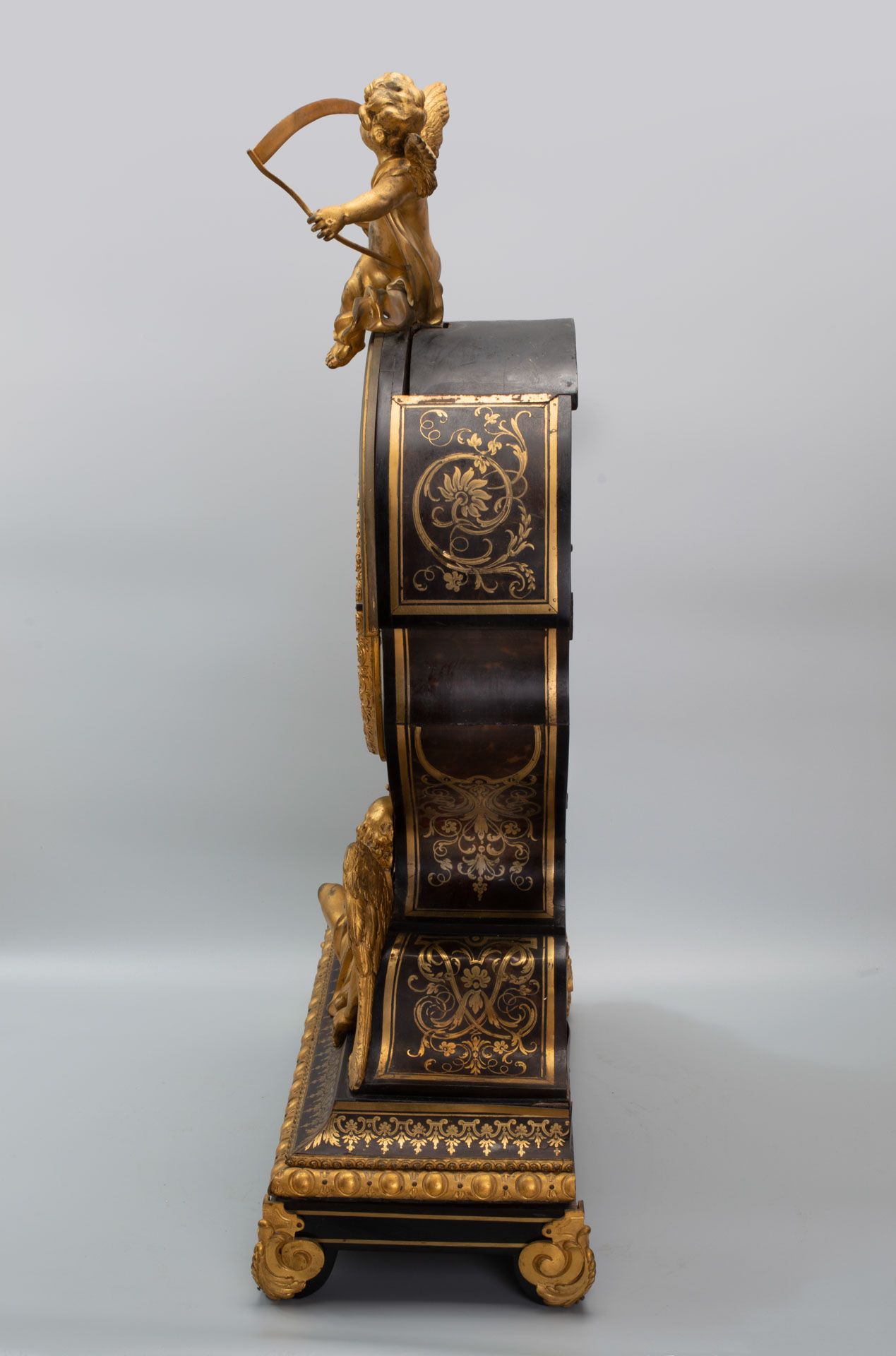 A Magnificent Antoine Gaudron Louis XVI Wood and Gilt Bronze Clock, France, Late 17th Early 18th Cen - Bild 3 aus 6