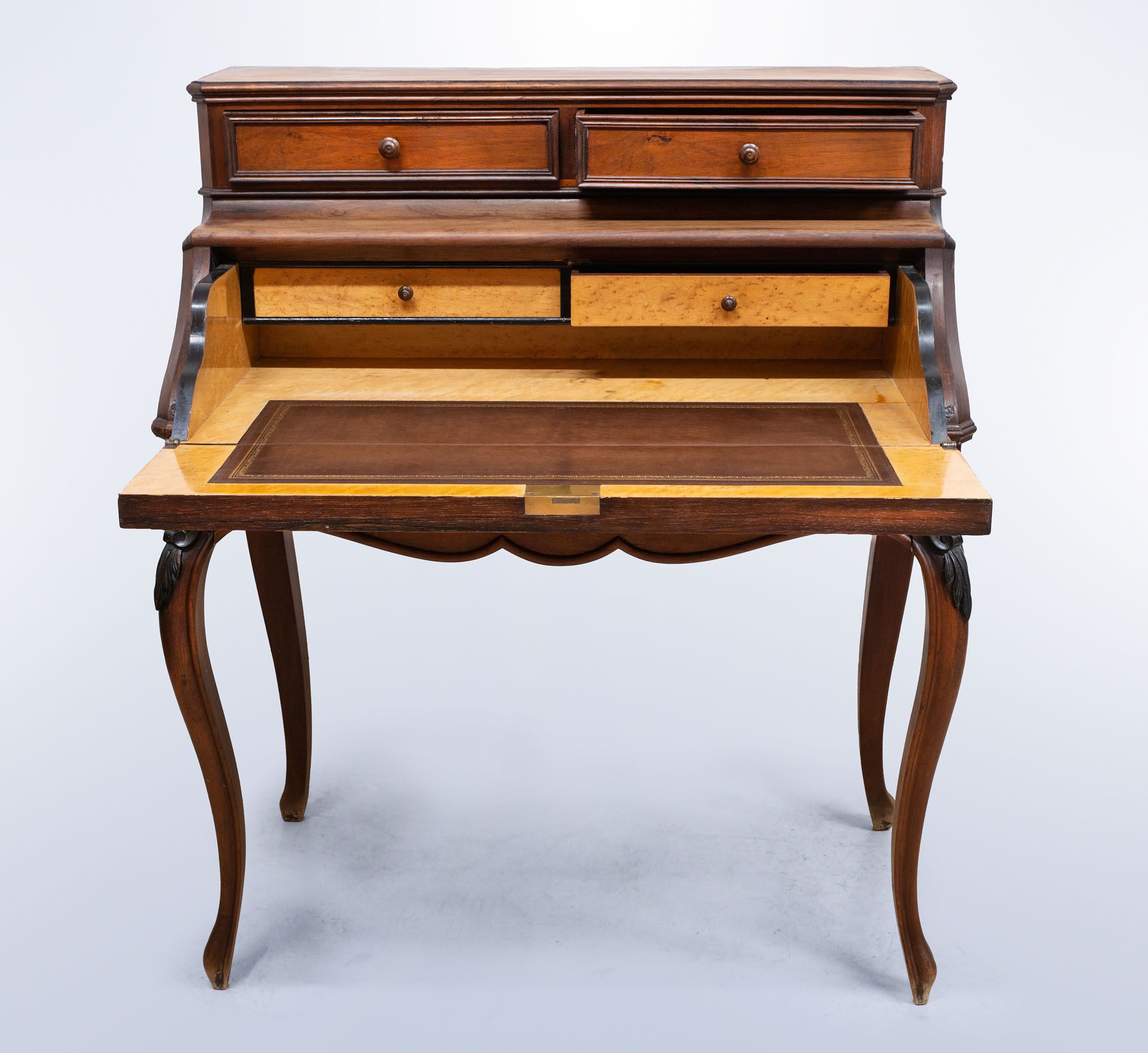 A Fine Wood Secretaire, Prob. Belgium, 19 Century - Bild 3 aus 5