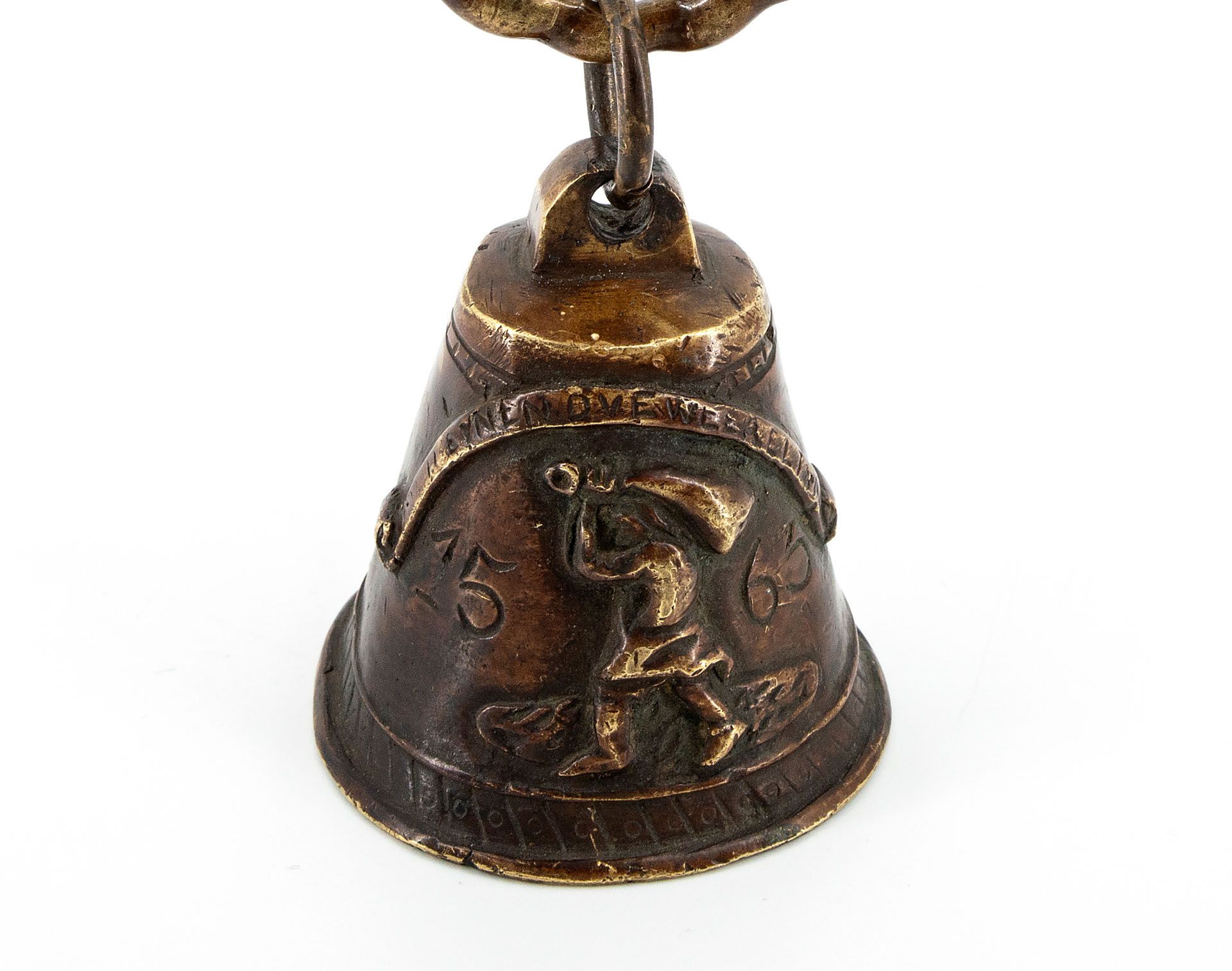 A Rare Renaissance Bronze Hand Bell, Germany, 1563 - Image 4 of 4