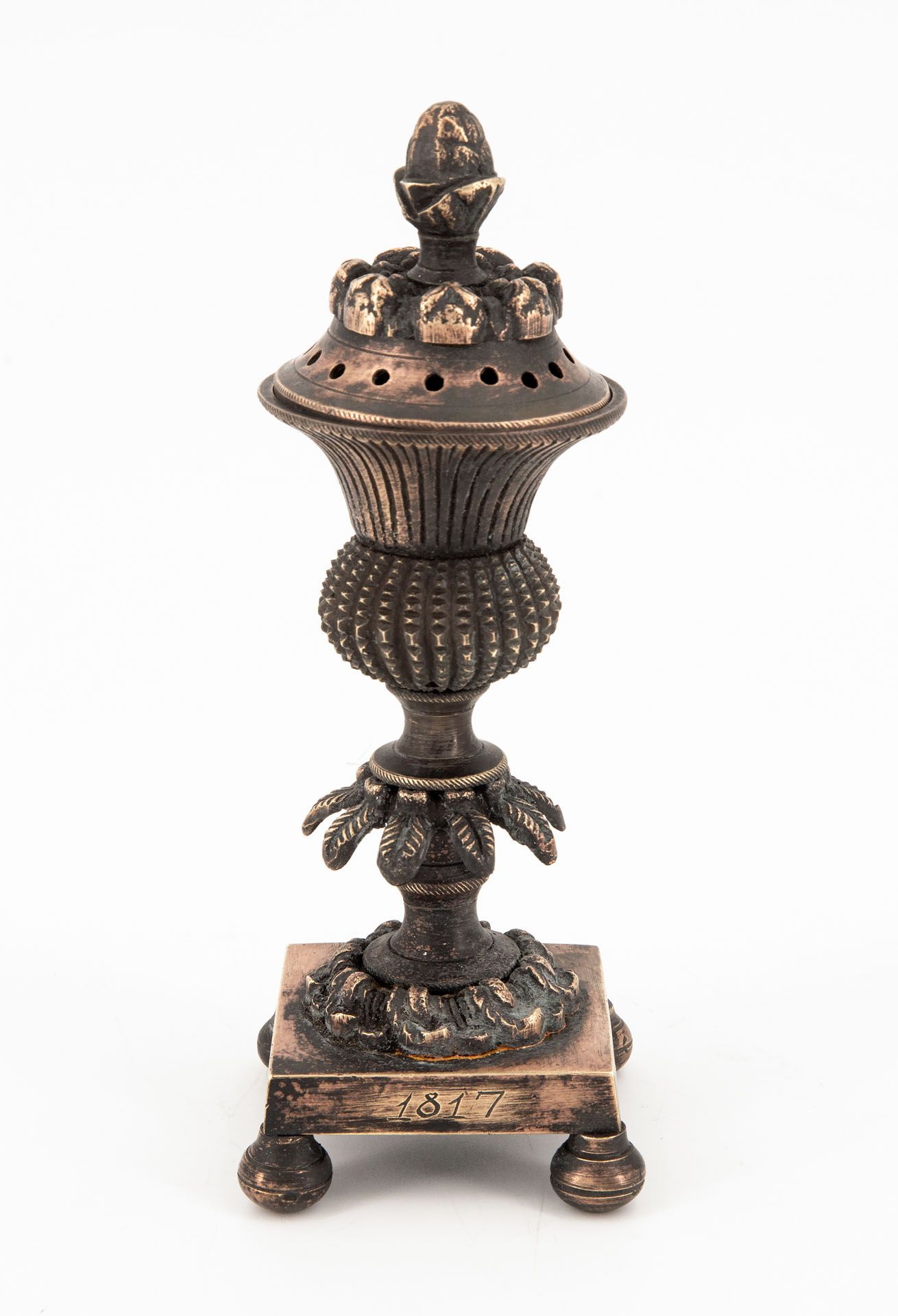 A Rare Bronze Spice Container, Germany, 1817