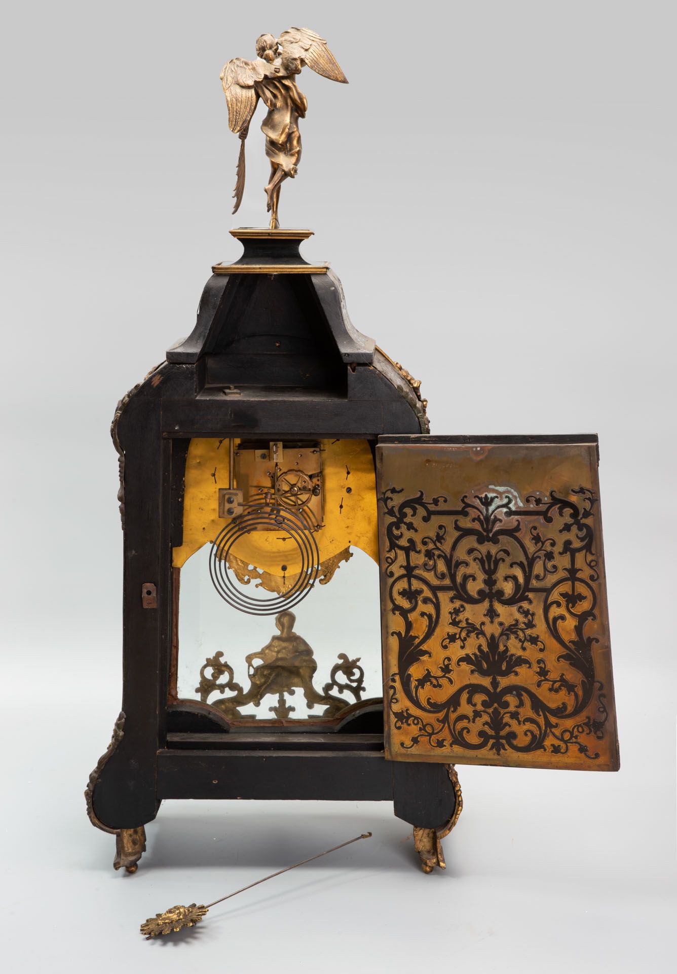 A Fine Boulle Clock by Charles Baltazar, France, Mid-Late 18th Century - Image 5 of 5