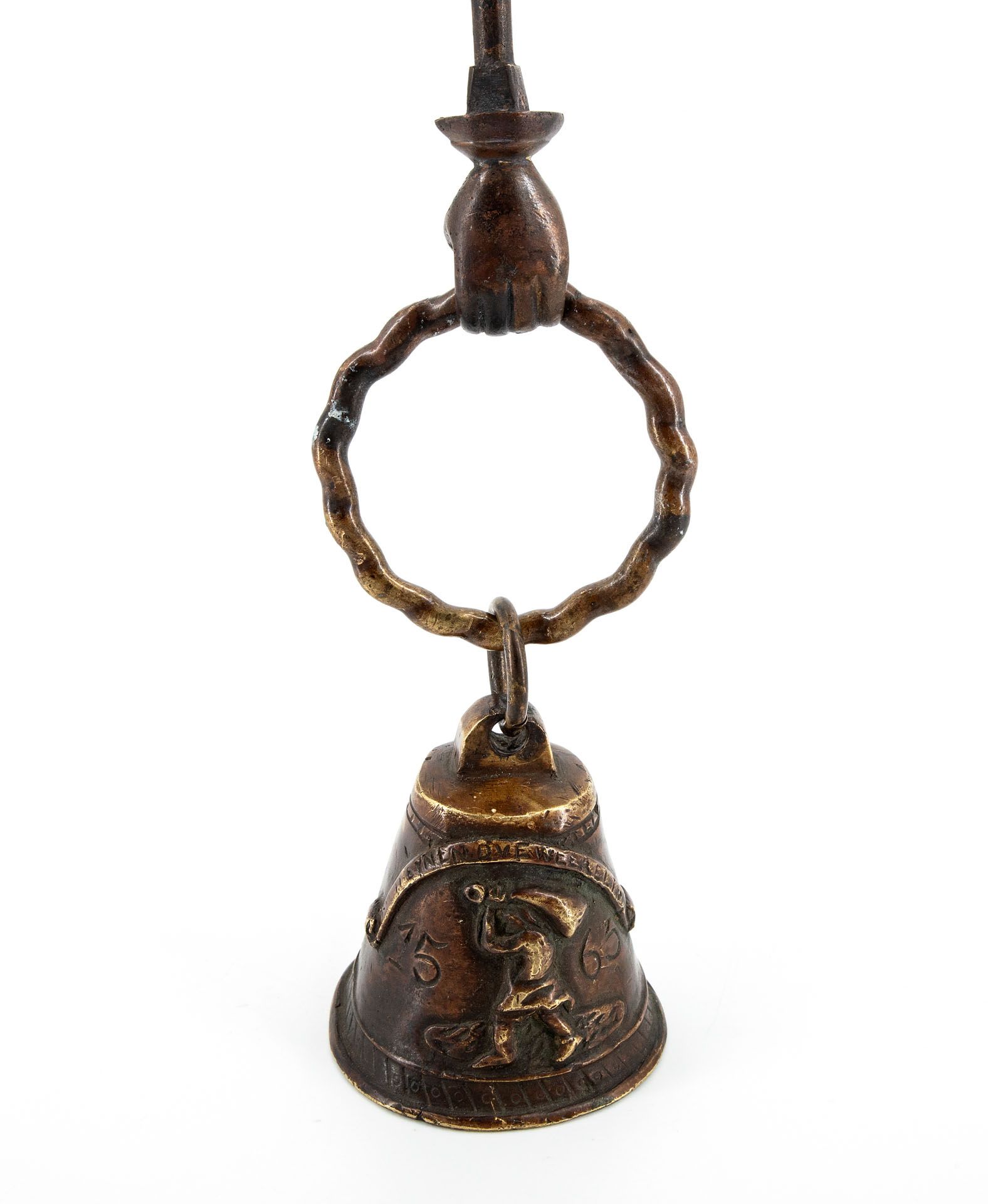 A Rare Renaissance Bronze Hand Bell, Germany, 1563