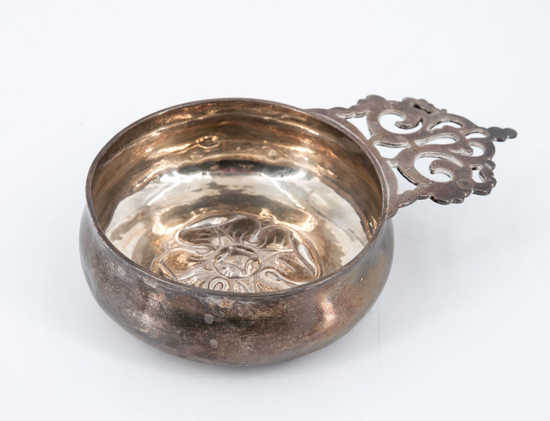 A Silver Tastevin by Walter & Harold Child, England, London, 1891