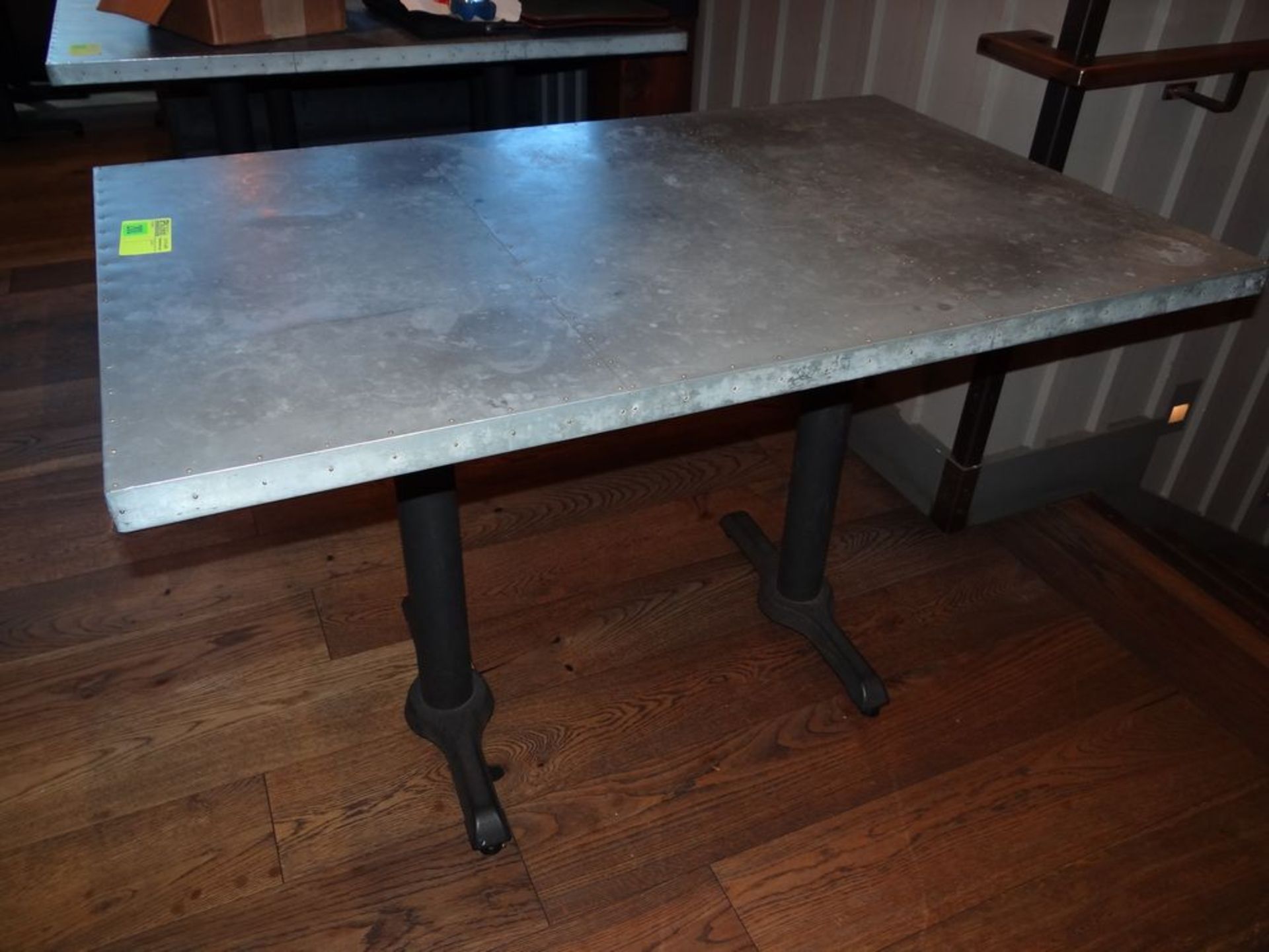 (1) Hand Made Single Pedestal Table 30" X 48"