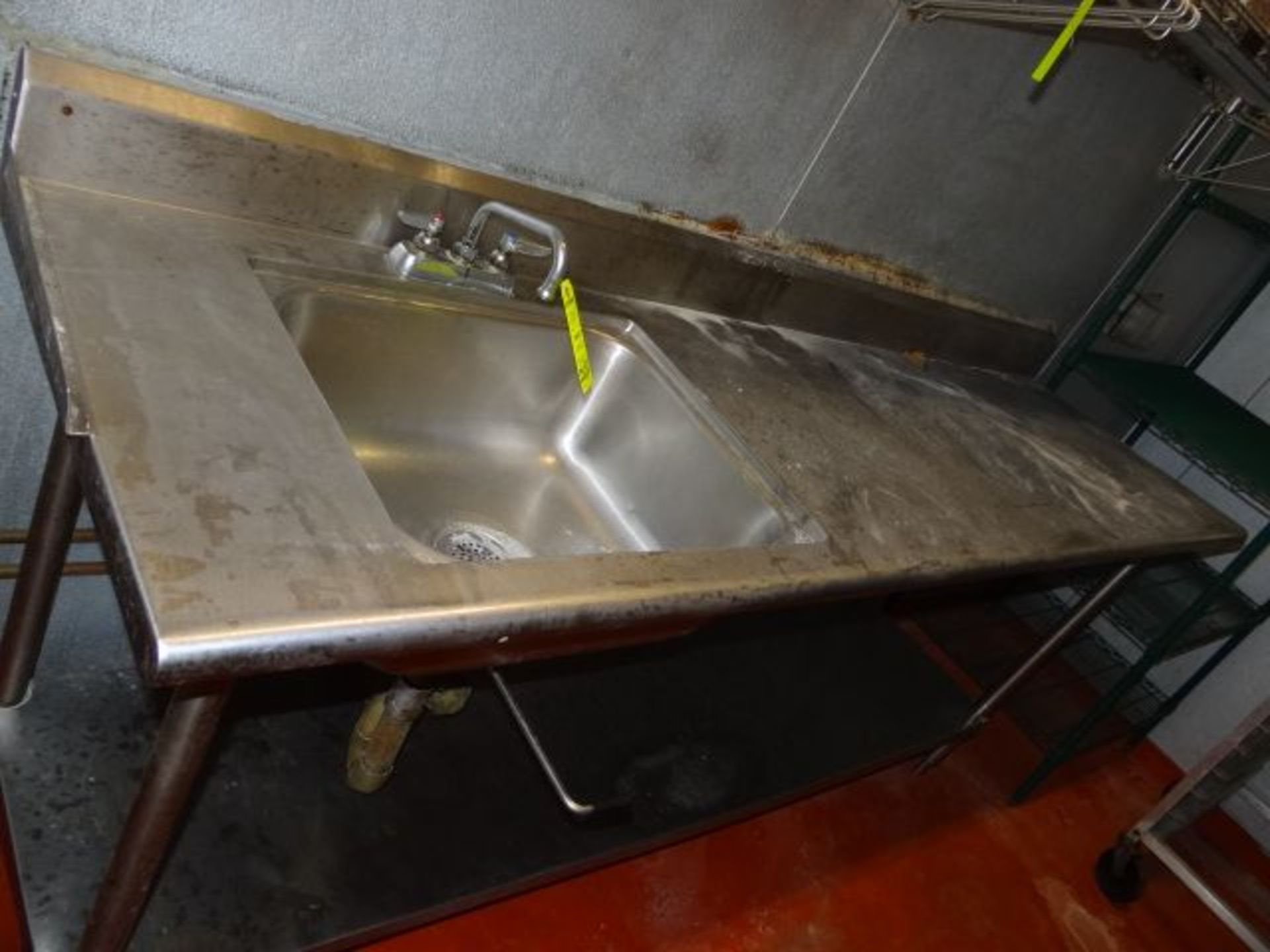 (1) 8' X 24" SS Sink Stand