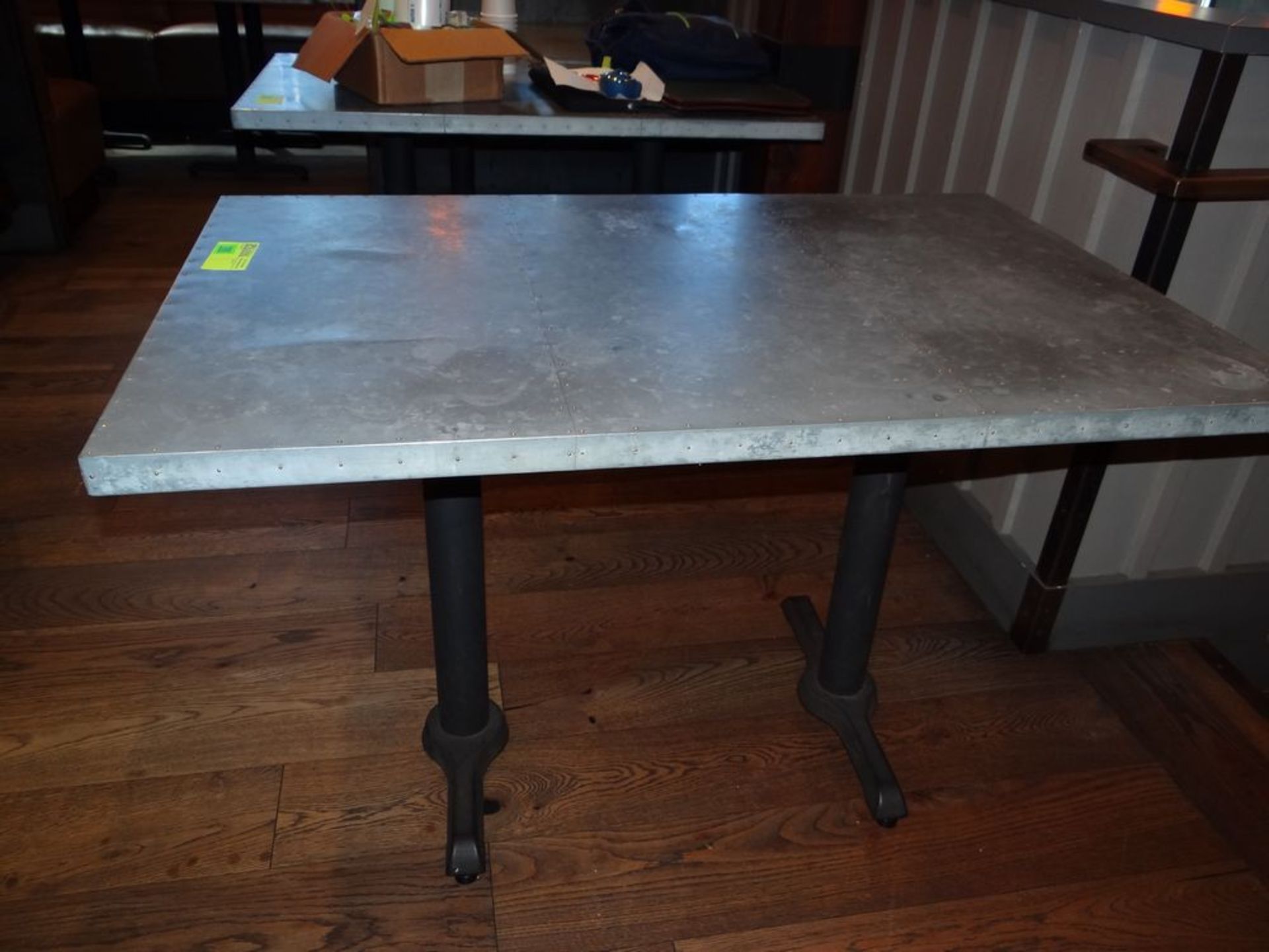 (1) Hand Made Single Pedestal Table 30" X 48"