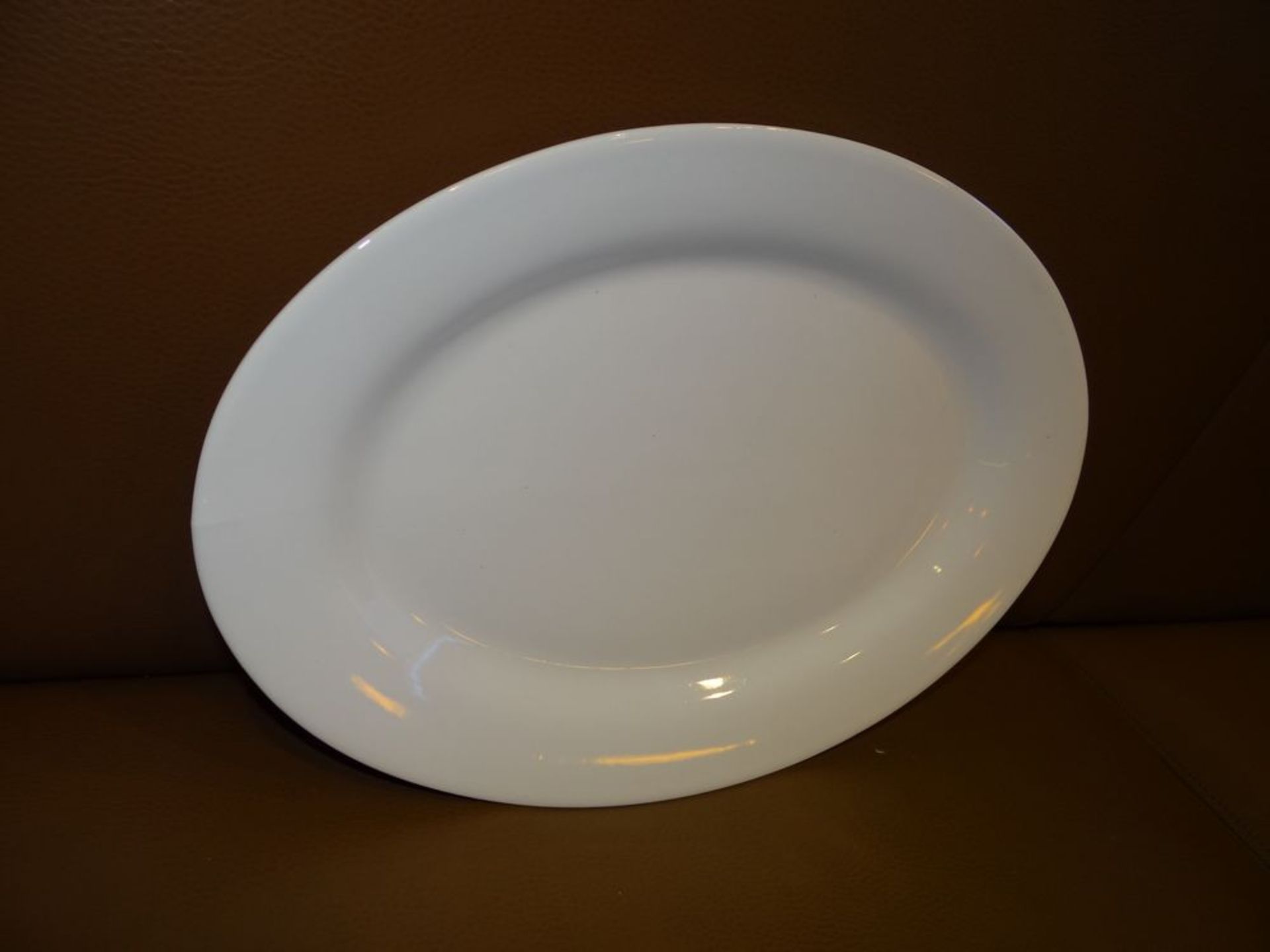 (7) Wade Porcelain Platters 16" X 11 1/2"