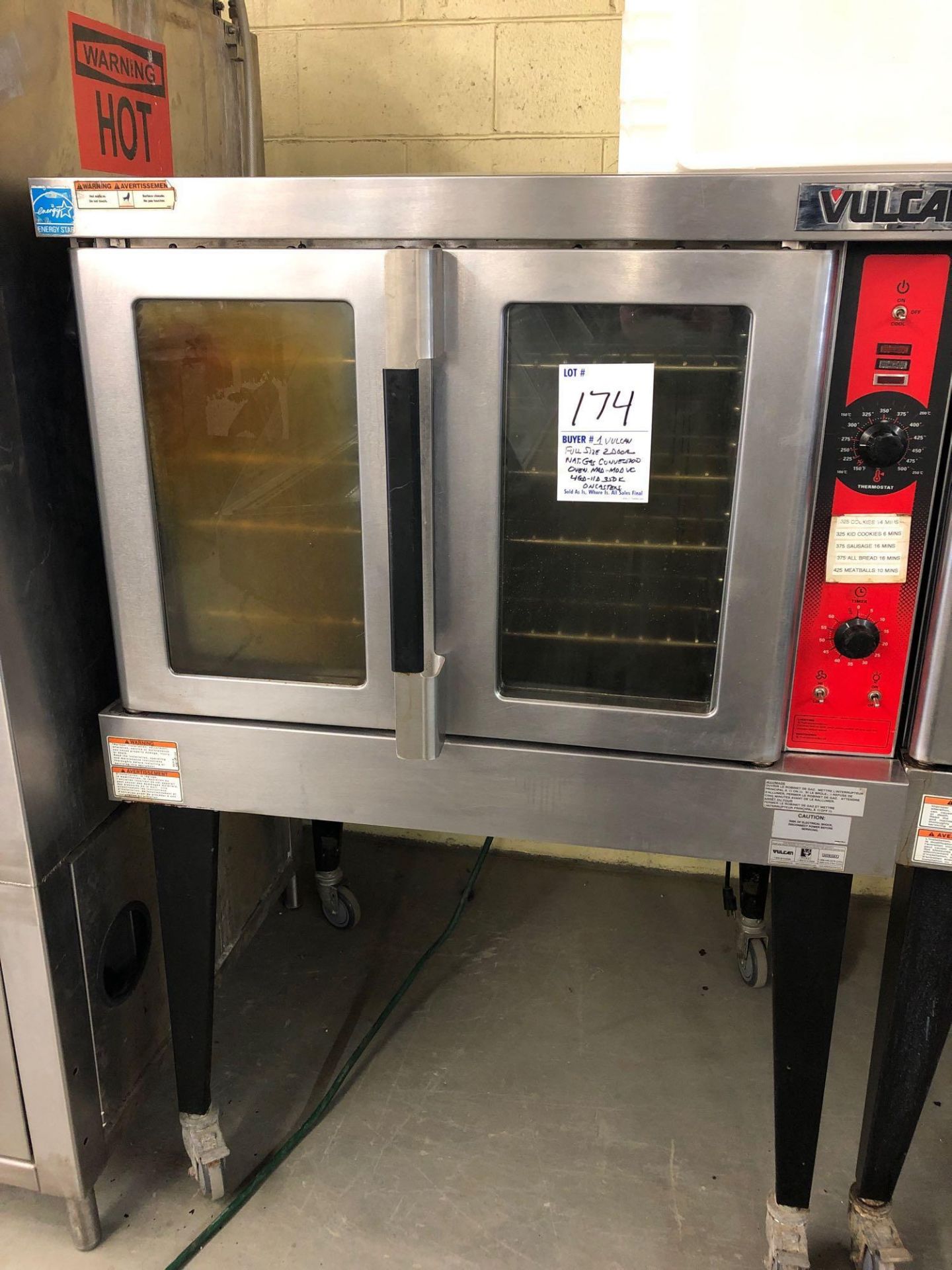 Vulcan Convection Oven