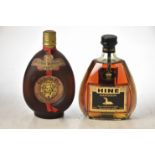 Vecchia Romagna Etichetta Oro Brandy NV 1 bt 70cl; Hine Napoleon Extra Vieille Fine Cognac NV 1 bt 7