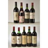 Mixed Reds To Include Chateau Musar 1982 and 1989 Pichon Lalande 1965 Talbot 1990 9 bts