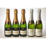 Champagne Bollinger Special Cuvee NV 3 hf bts, Lilbert-Fils GC Blanc de Blancs NV 2 hf bts