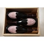 Champagne Dom Perignon Brut Rose 2000 6 bts OCC IN BOND