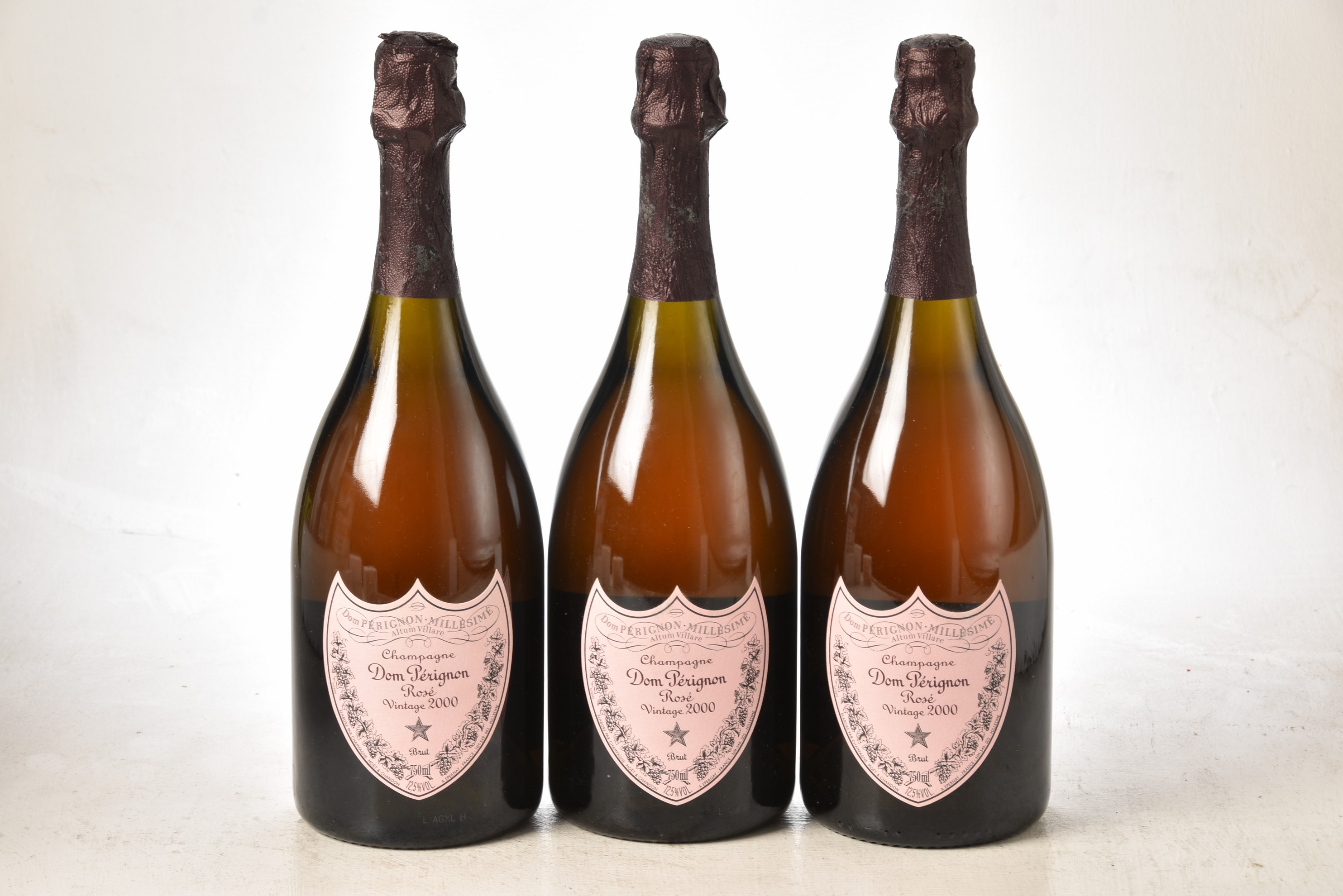 Champagne Dom Perignon Brut Rose 2000 David Lynch Edition 3 bts OCC IN BOND