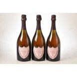 Champagne Dom Perignon Brut Rose 2000 David Lynch Edition 3 bts OCC IN BOND
