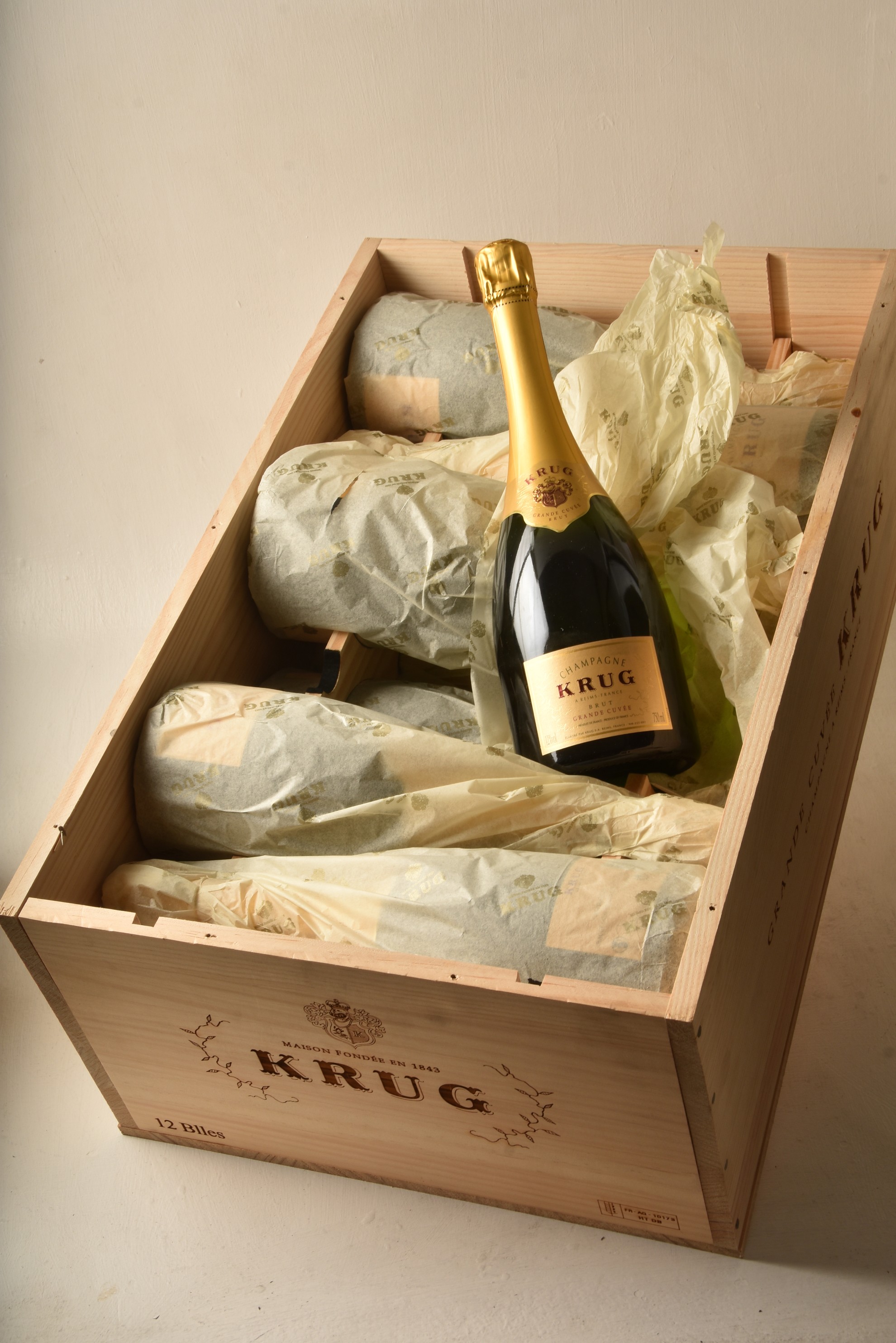 Champagne Krug Brut MV 12 bts OWC Disgorged 2006 IN BOND