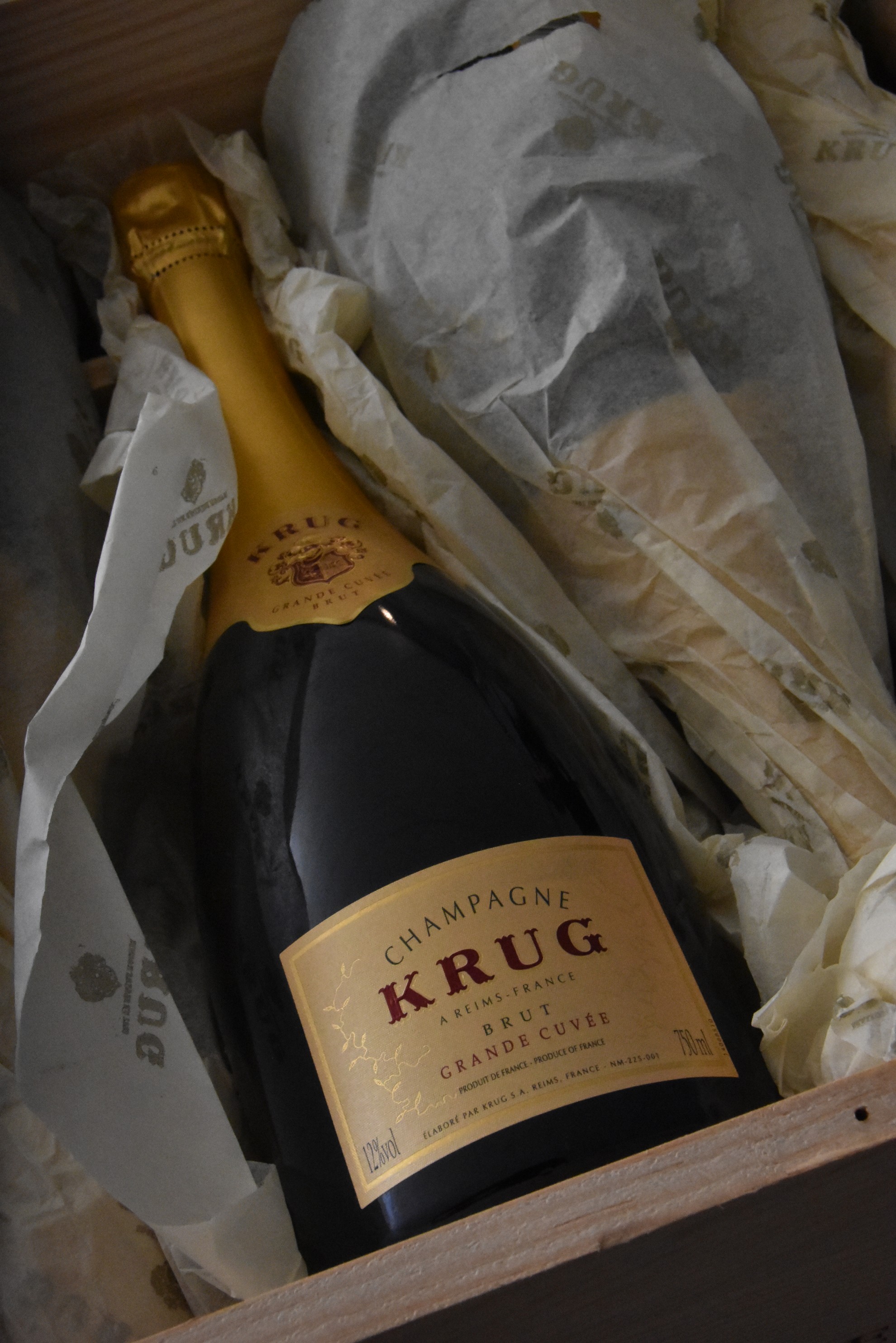 Champagne Krug Brut MV 12 bts OWC Disgorged 2006 IN BOND - Image 2 of 3