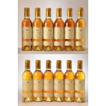 Chateau D'Yquem 2001 12 hf Bts OWC In Bond