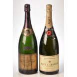 Champagne Veuve Clicquot 1988 and Moet & Chandon NV 2 mags