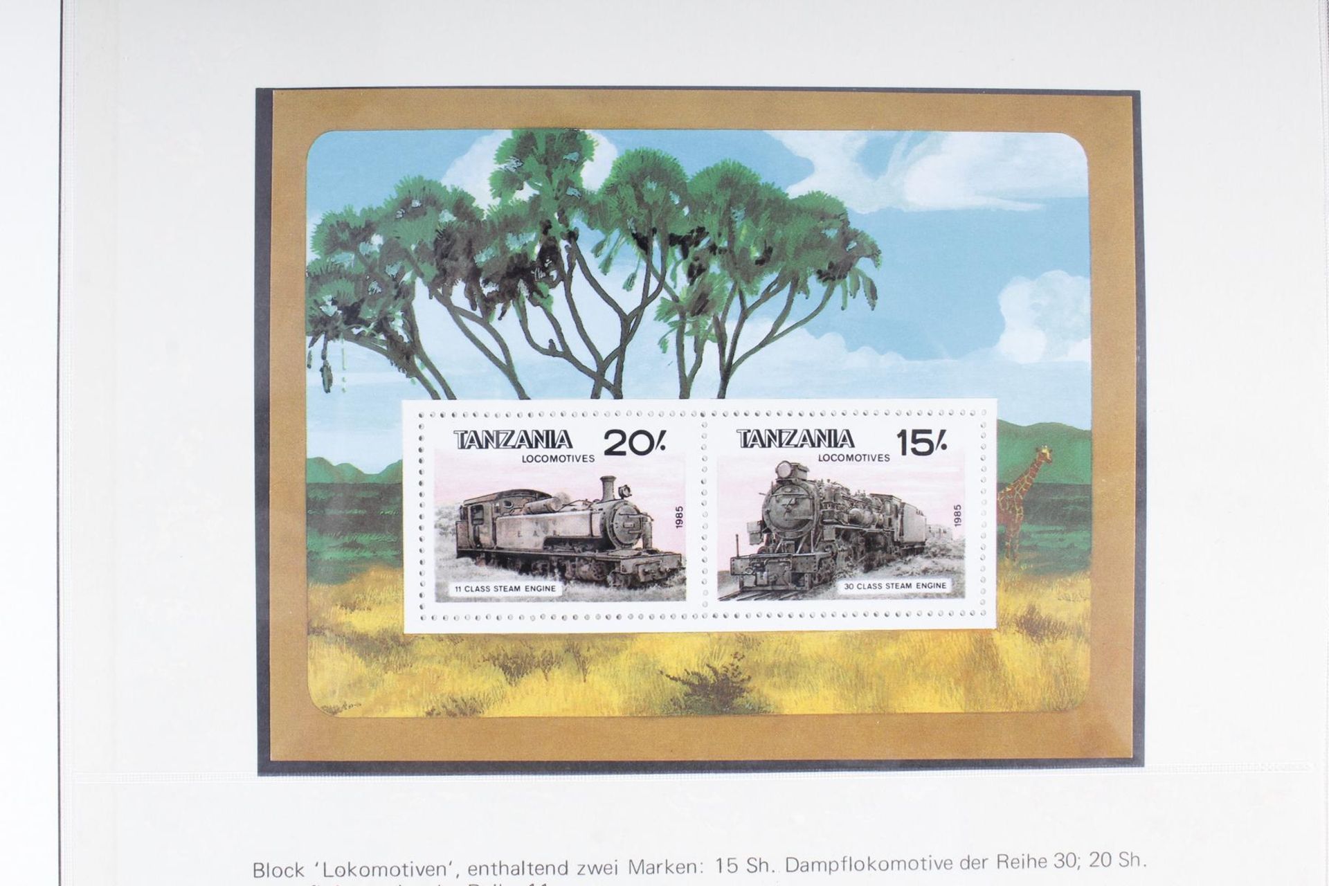 Sieger Abo-Sammlung: Eisenbahn-Briefmarken - Image 7 of 8