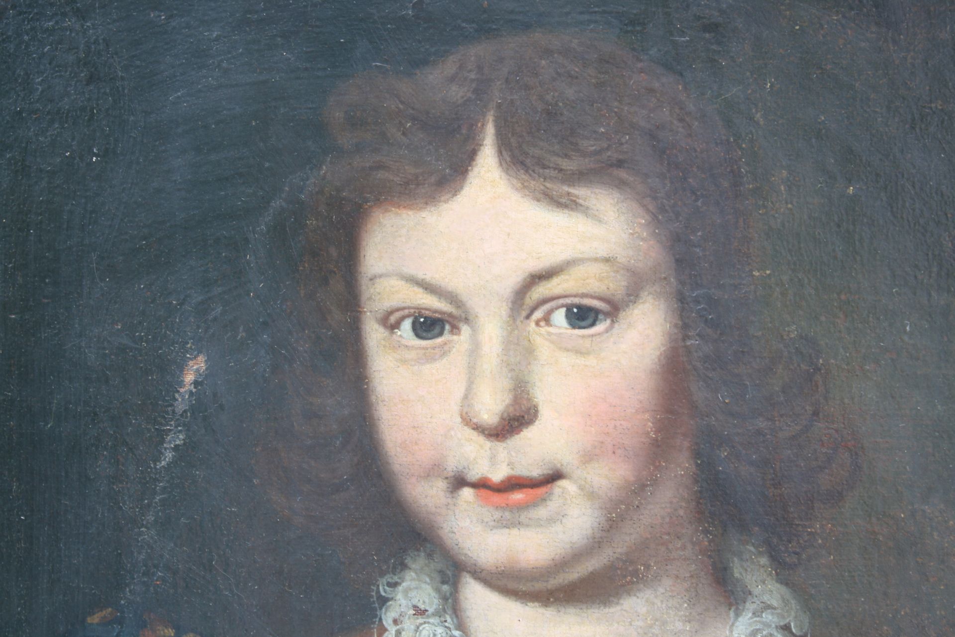 Unbekannter Künstler, Portrait wohl Ludwig XV - Image 2 of 4