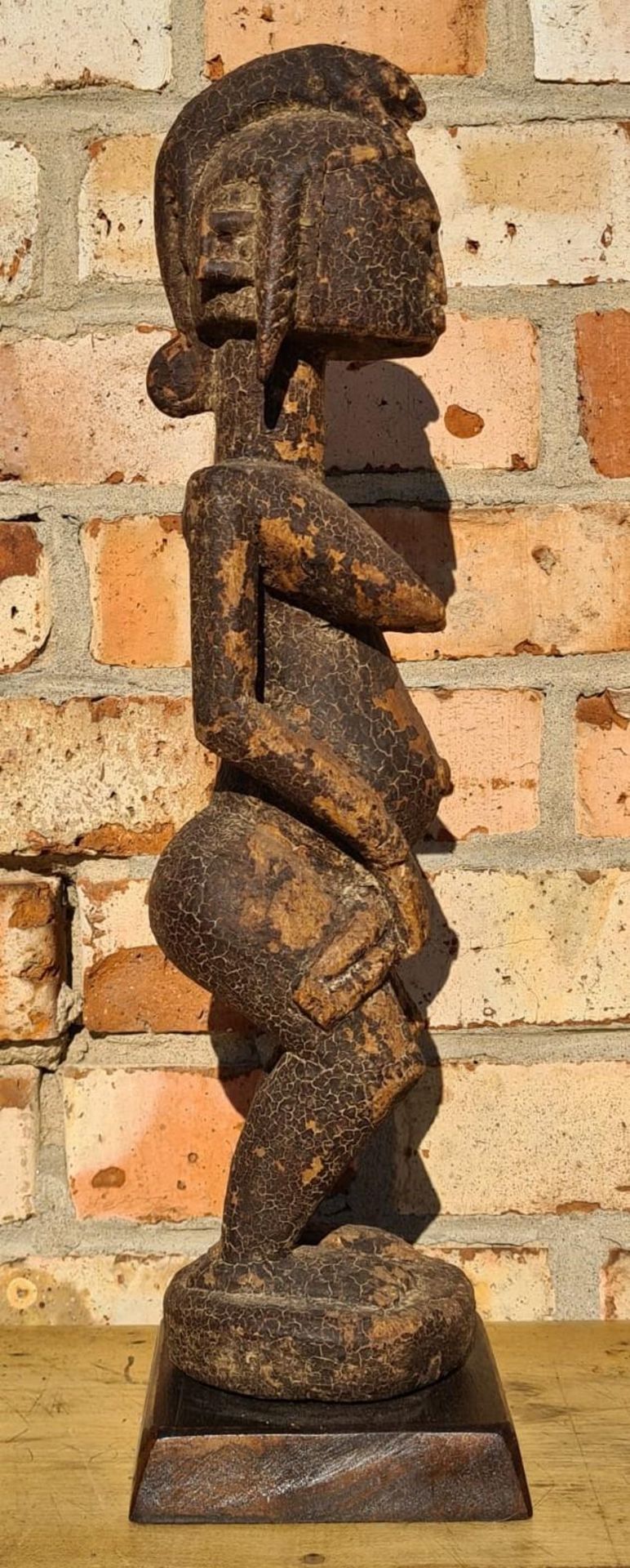 Afrikanische Figur, Dogon Mali 1. Hälfte 20. Jahrhundert - Bild 4 aus 6