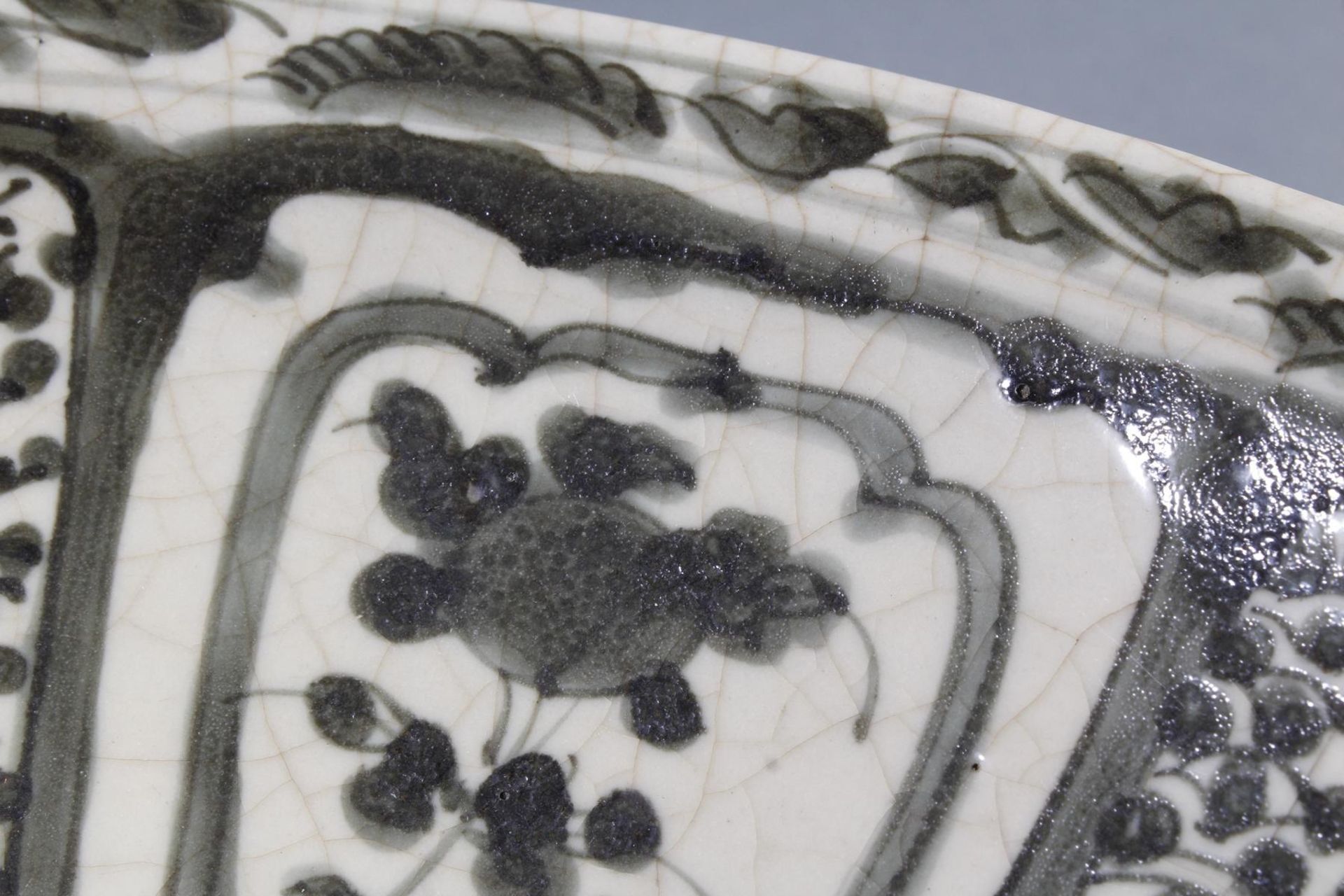 Porzellanschale mit Unterglasurblauer Malerei,China Ming - Dynastie 16 Jahrhundert - Image 6 of 12