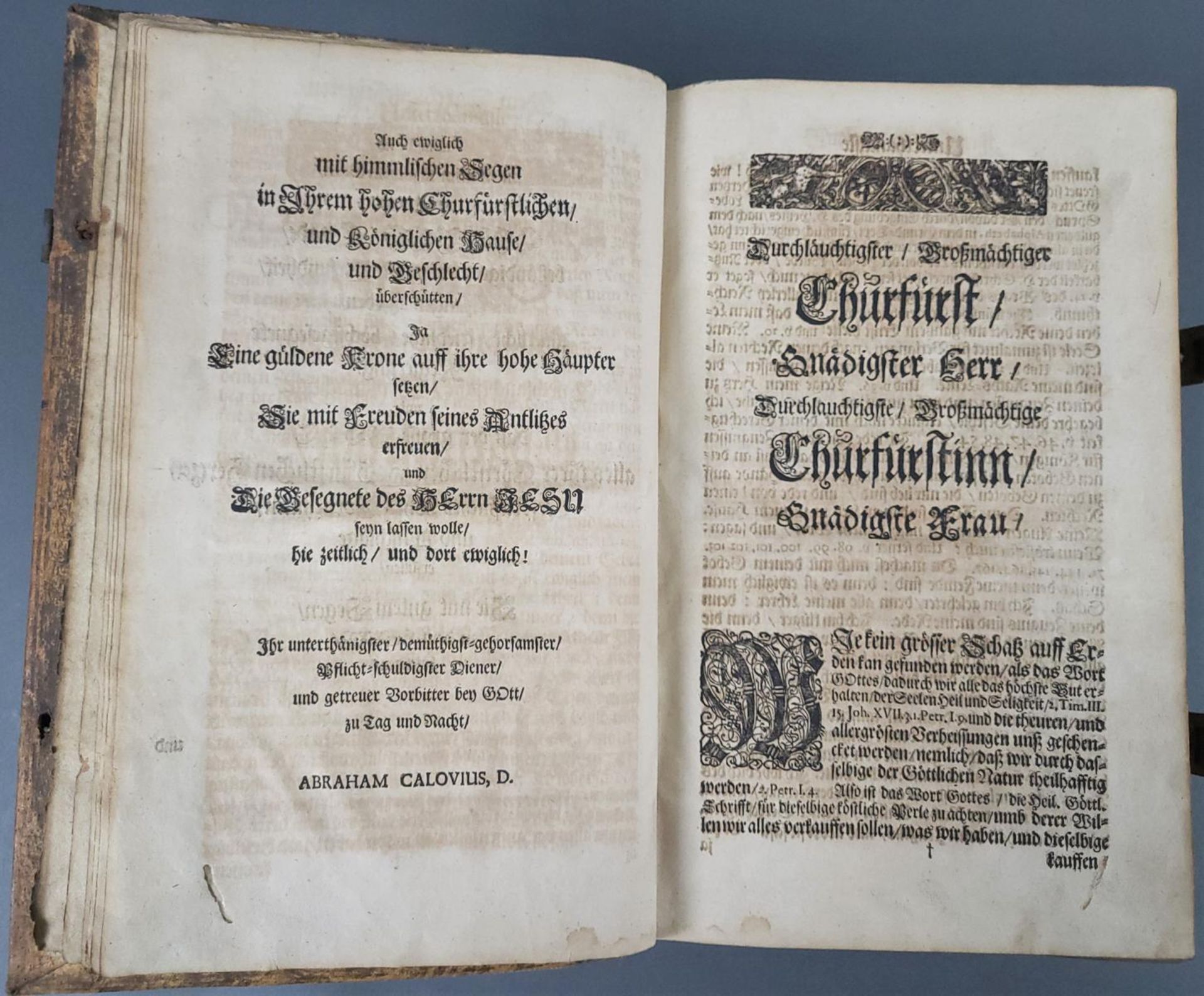 Die Heilige Bibel des Abraham Calovius. Im Jahr Christi (1681) - Bild 11 aus 21