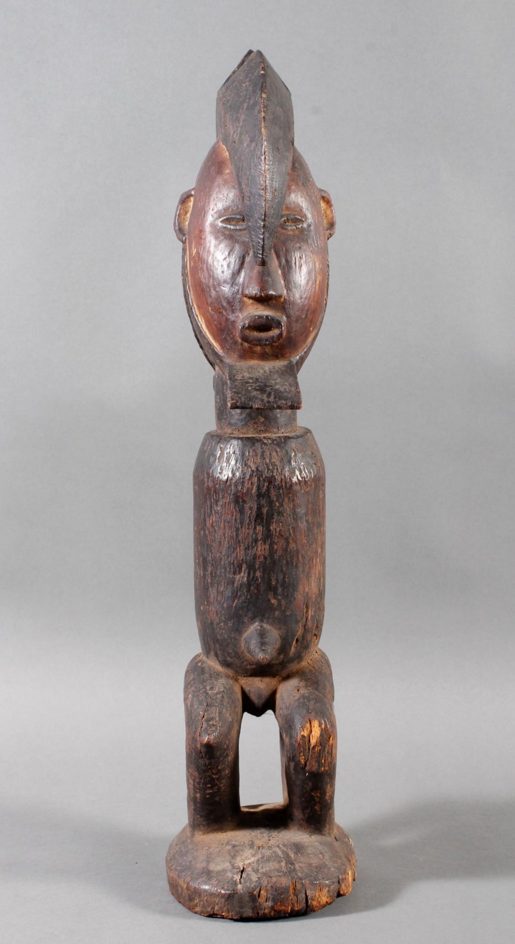 Stehende Janus-Fetischfigur (biteki) vom Stamm der Teke, D.R. Kongo - Bild 4 aus 11