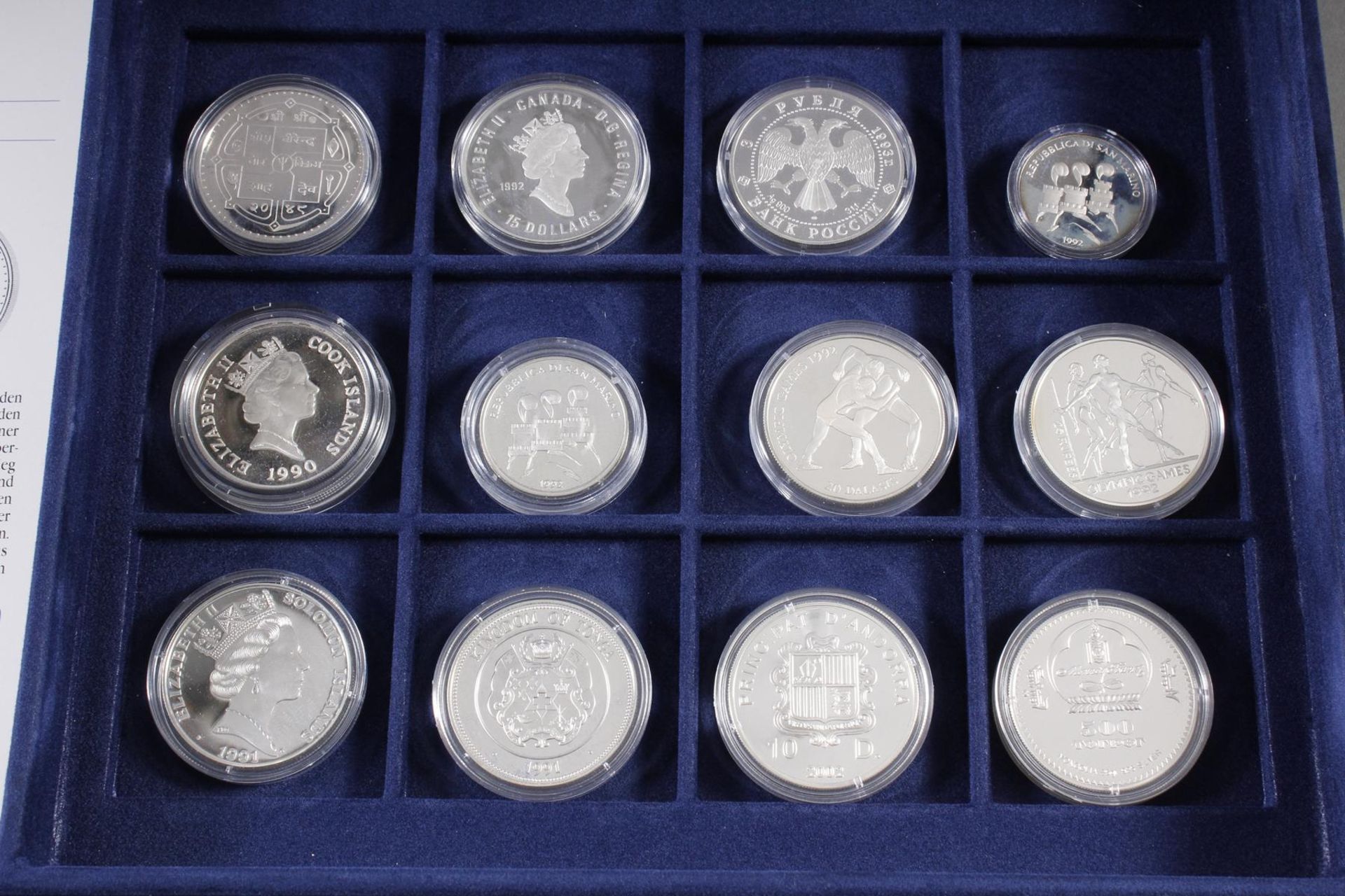 Olympische Spiele, diverse Silbermünzen - Image 3 of 4