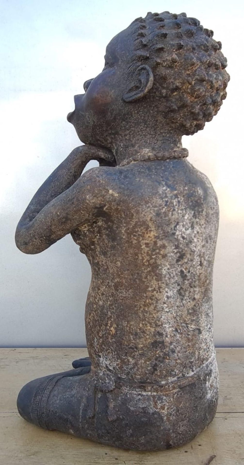 Afrikanische Skulptur aus Bronze, 1. Hälfte 20. Jahrhundert - Bild 4 aus 6