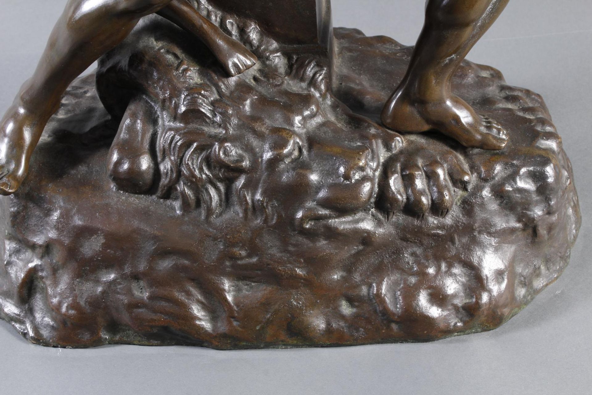 Bronzeskulptur, Herkules und Lichas, Italien 19. Jahrhundert - Image 2 of 6