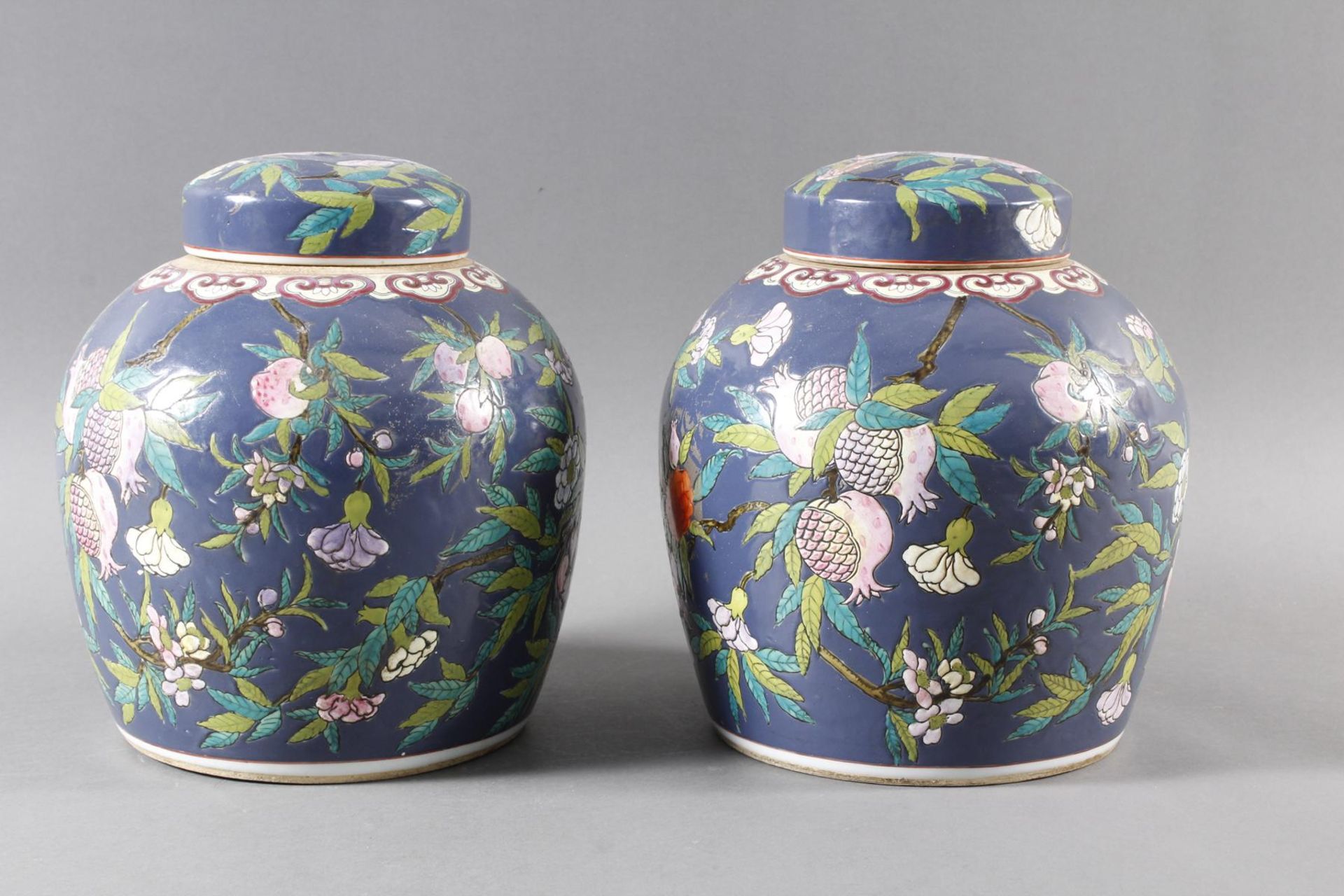 Paar Chinesische Vorratsgefäße, Pair of Jars, China 20. Jahrhundert - Bild 2 aus 13
