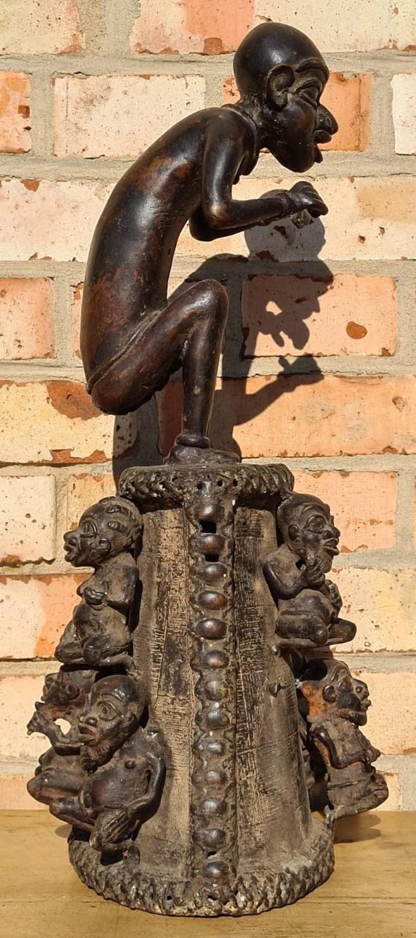 Afrikanische Skulptur aus Bronze, 1. Hälfte 20. Jahrhundert - Bild 3 aus 8