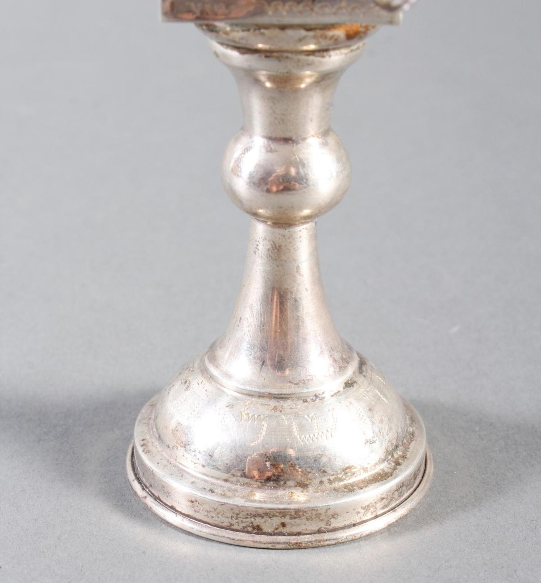 Judaica, Besamintürmchen, Silber mit vergoldeter Fahne - Image 4 of 13