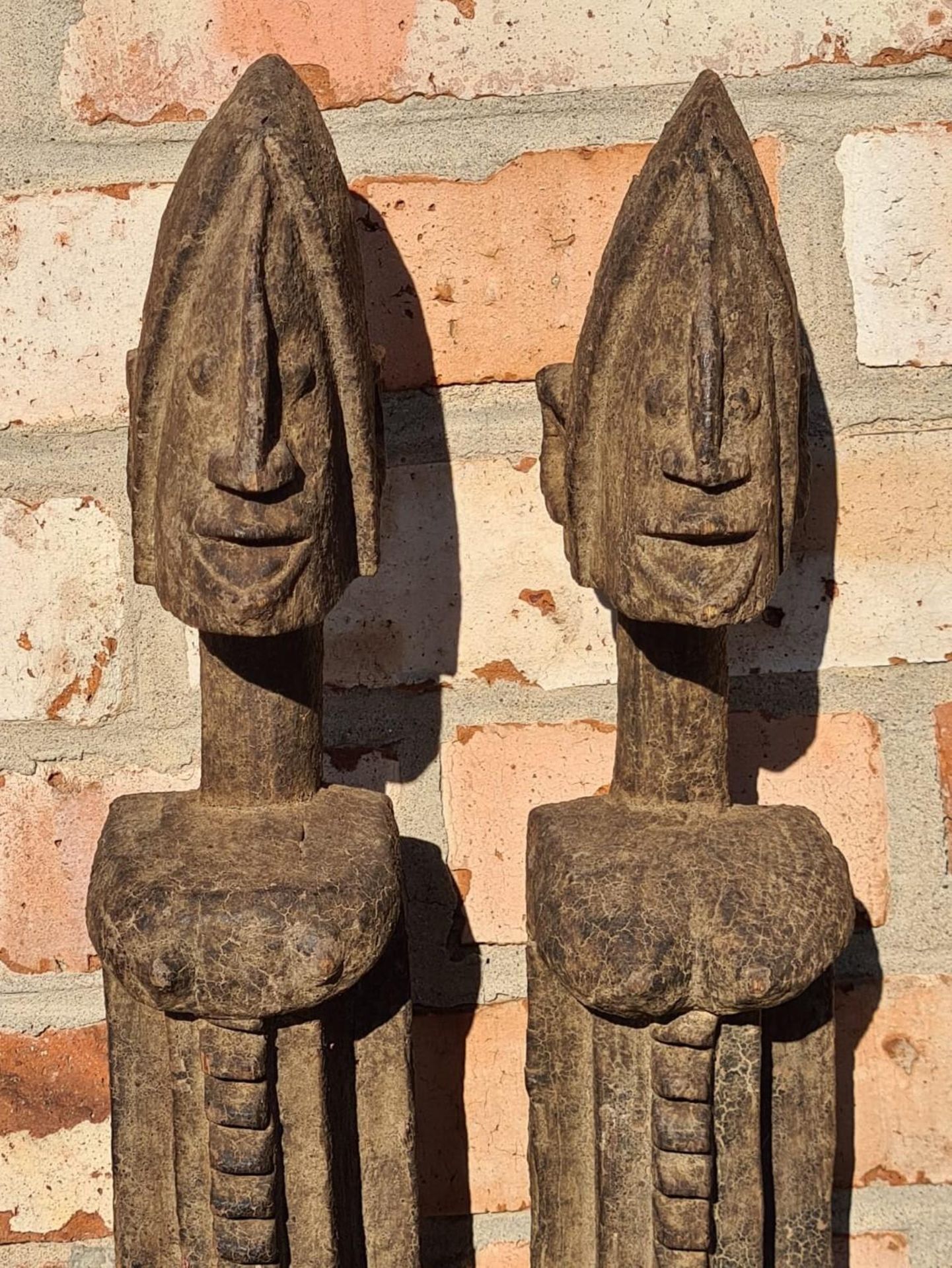Ahnenpaar der Senufo, 1. Hälfte 20. Jahrhundert - Image 5 of 9