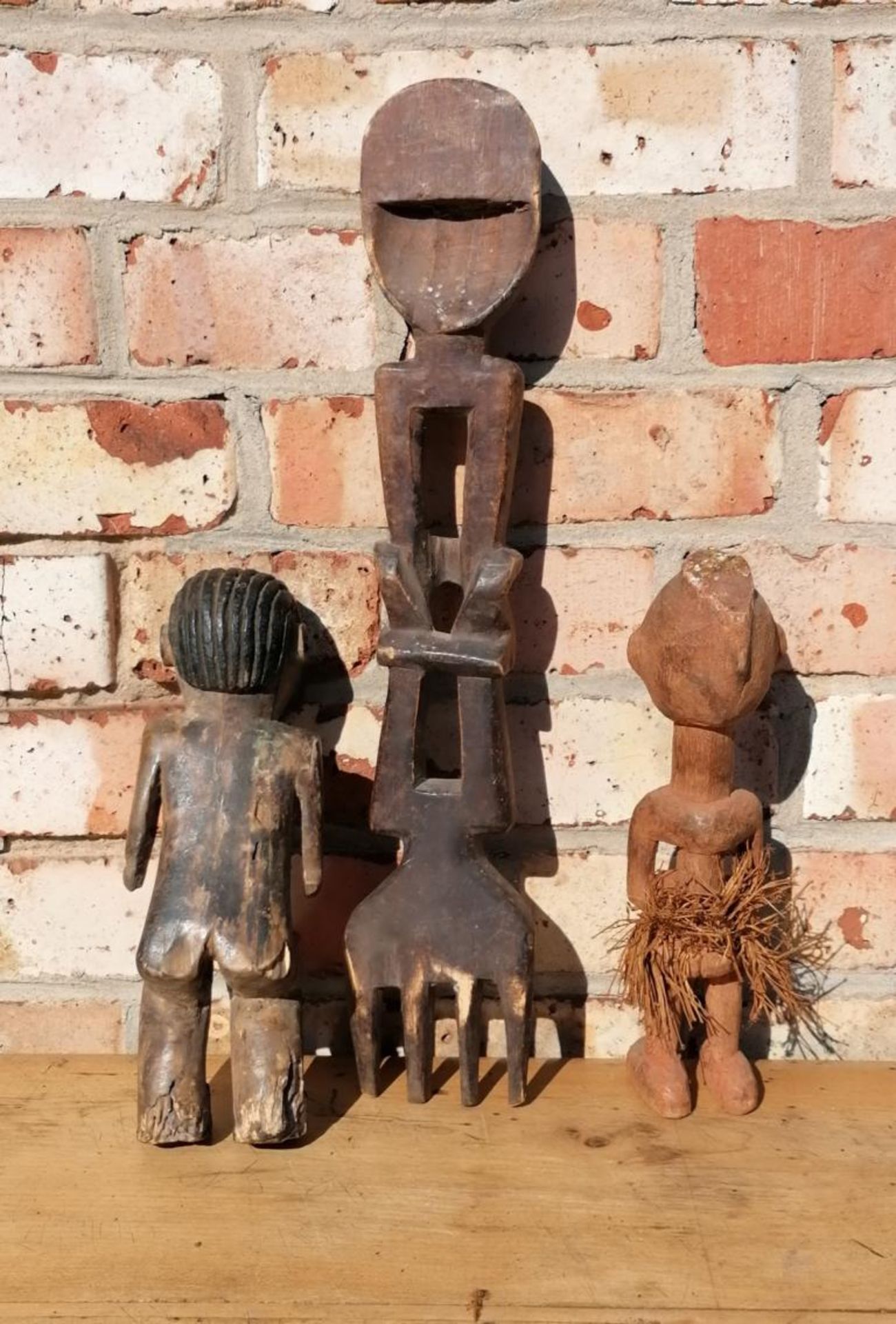 3 Afrikanische Skulpturen, 1. Hälfte 20. Jahrhundert - Image 5 of 8