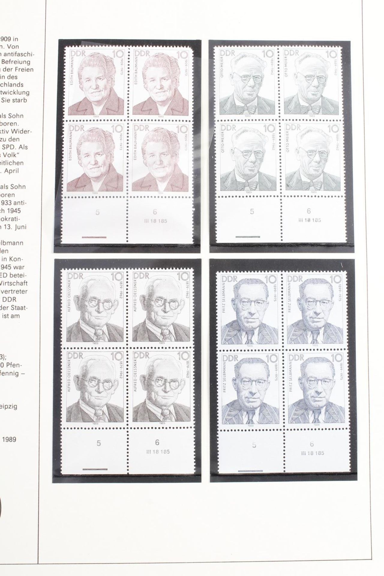 DDR Jahreszusammenstellung EXCLUSIV 1989 - Image 3 of 3