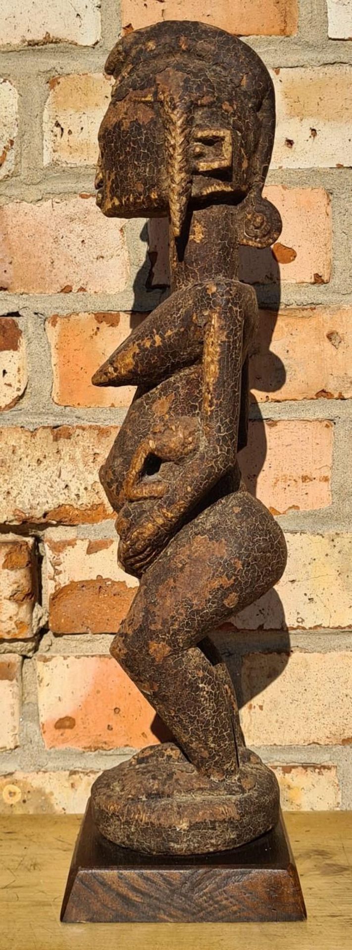 Afrikanische Figur, Dogon Mali 1. Hälfte 20. Jahrhundert - Bild 2 aus 6