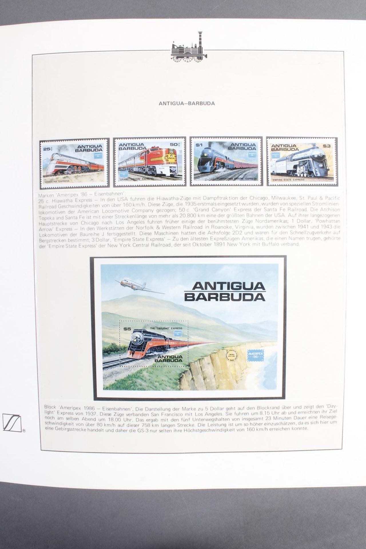 Sieger Abo-Sammlung: Eisenbahn-Briefmarken - Image 2 of 8