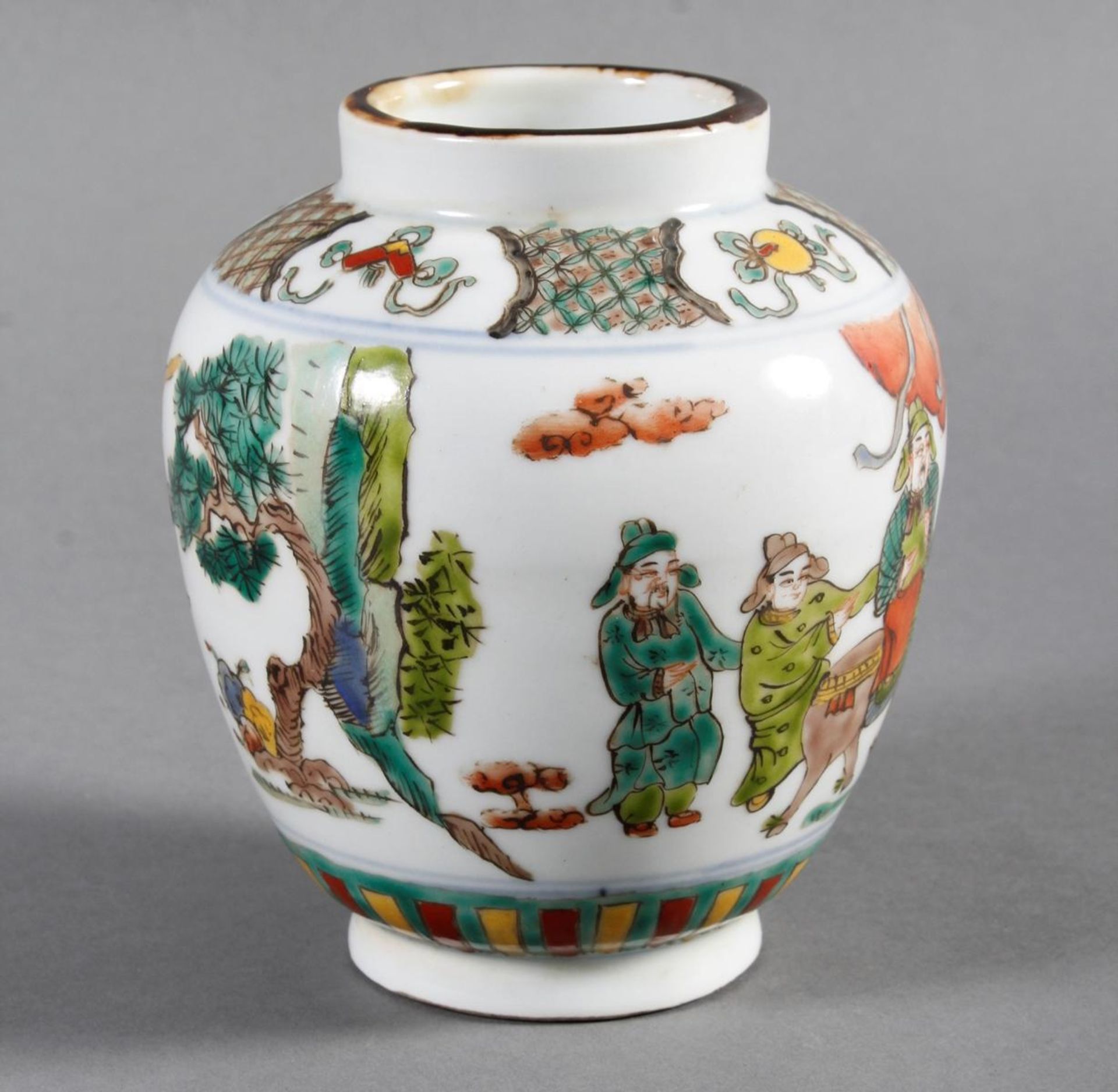 Porzellanziervase, China, Republik-Periode - Bild 6 aus 10