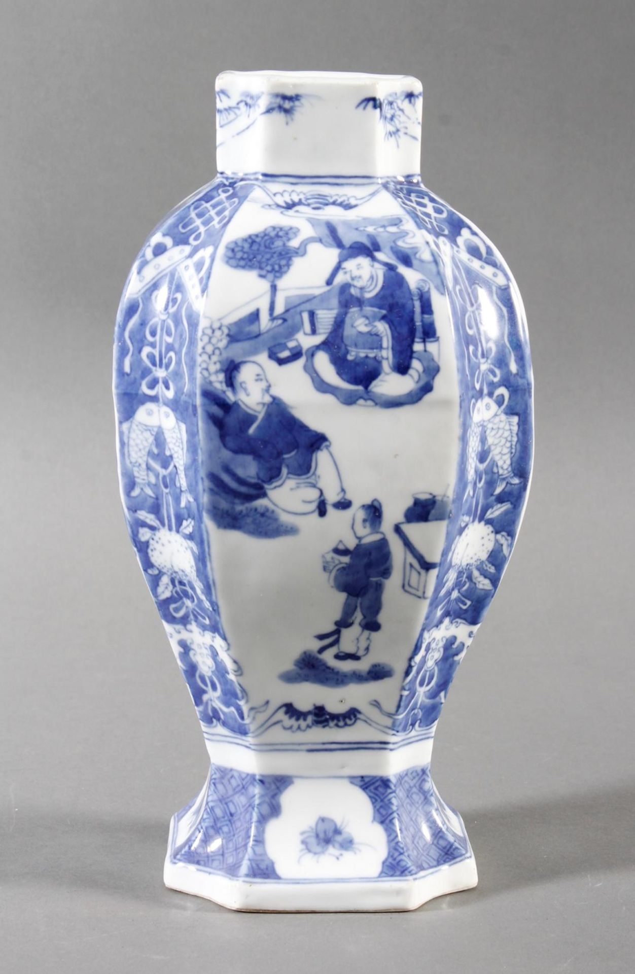 Porzellanziervase, China Guangxu (1875-1908) - Bild 3 aus 6