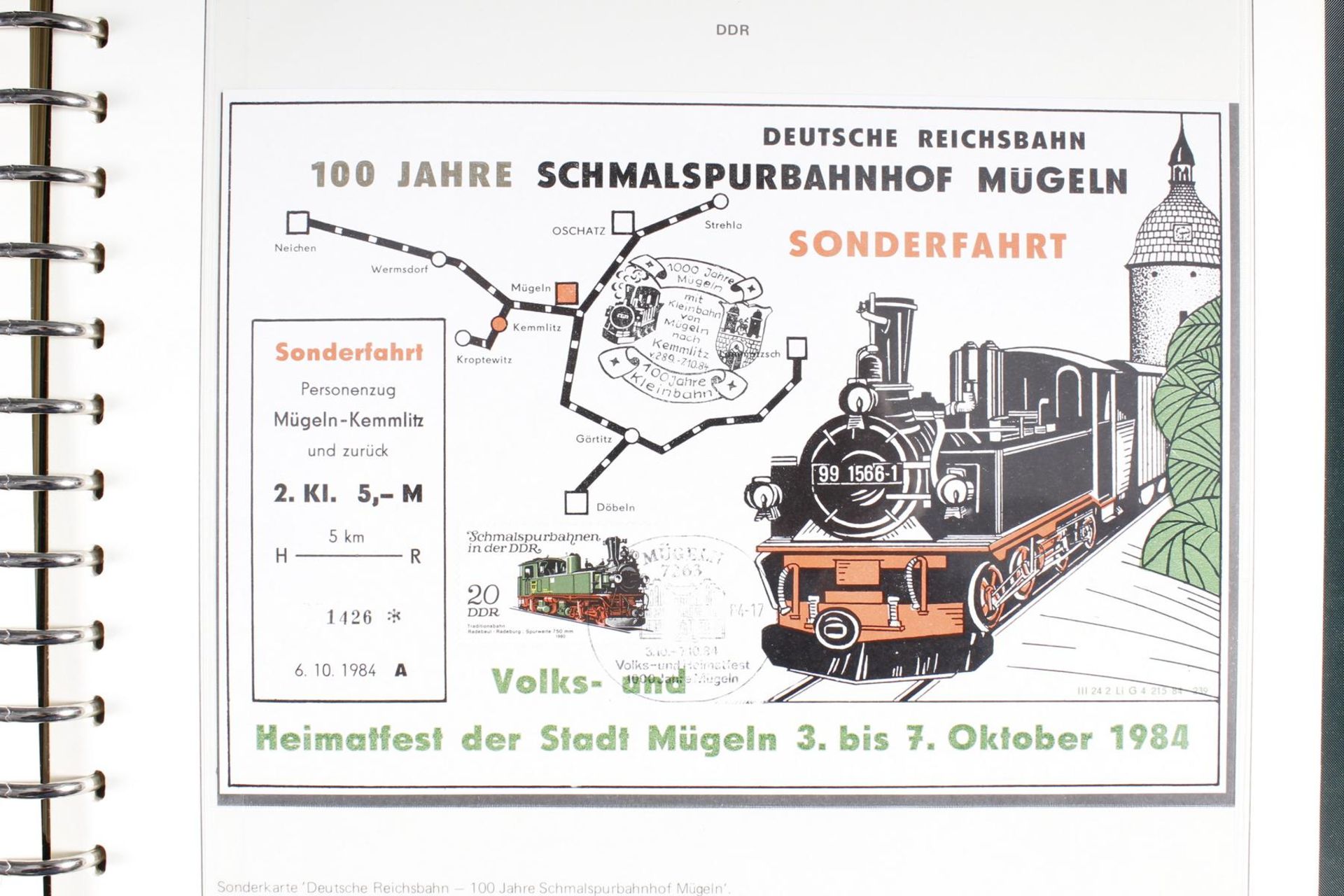 Sieger Abo-Sammlung: Eisenbahn-Briefmarken - Image 5 of 8
