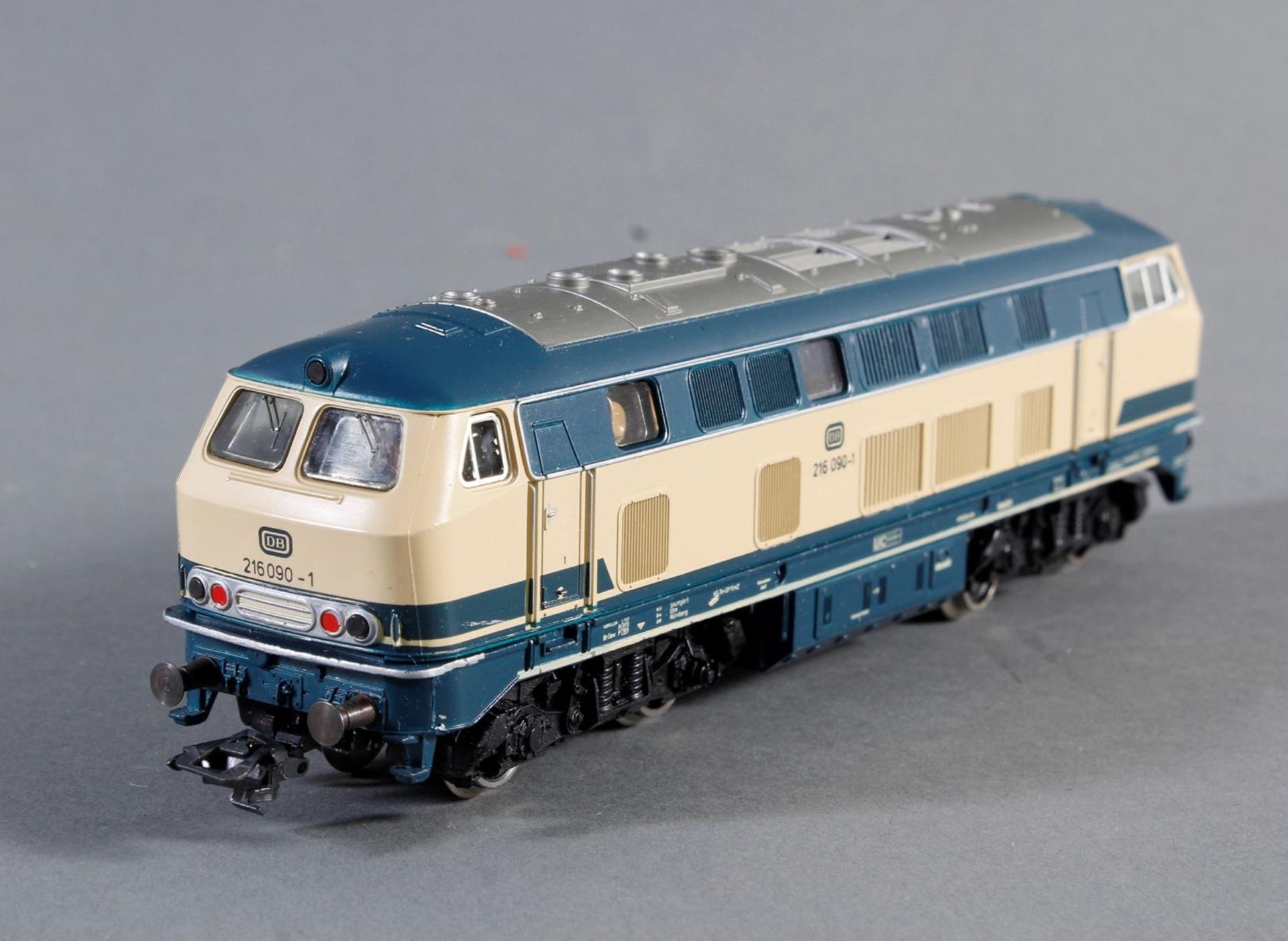 Märklin E-Lok 216-90-1 mit 10 Waggons - Bild 3 aus 4